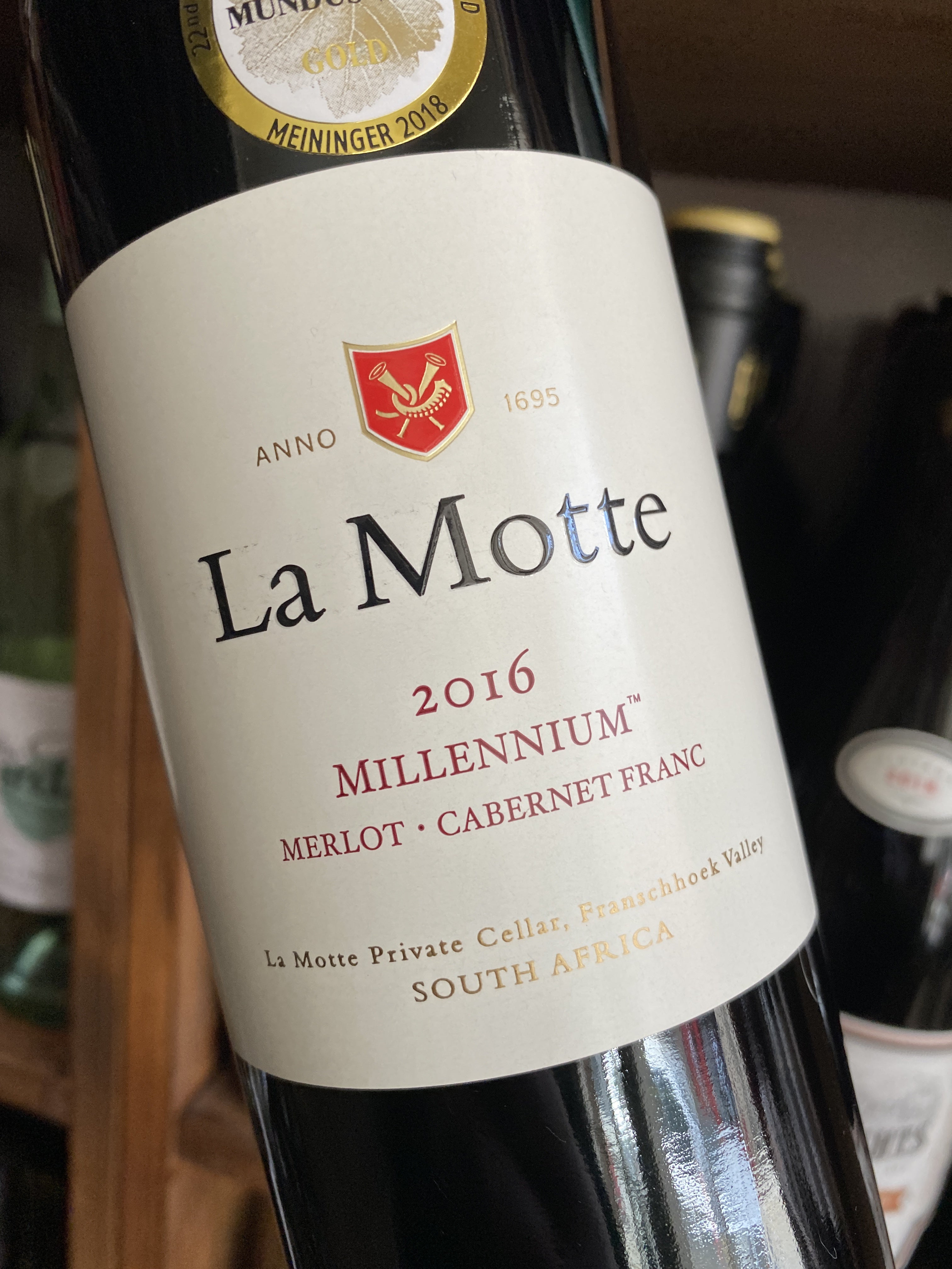 La Motte Mullennium Merlot Cabernet Franc 2016 75cl