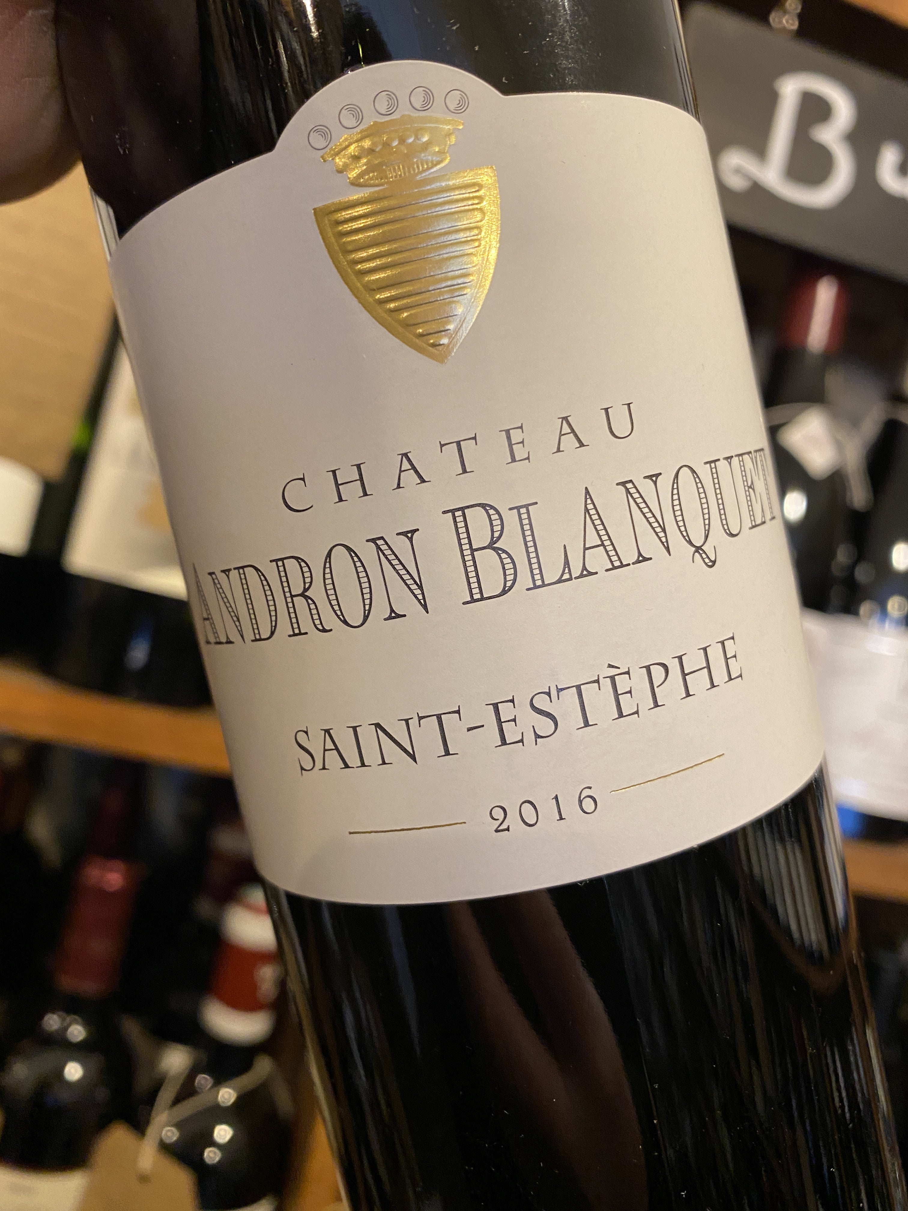 Chateau Andron Blanquet 2016 75cl