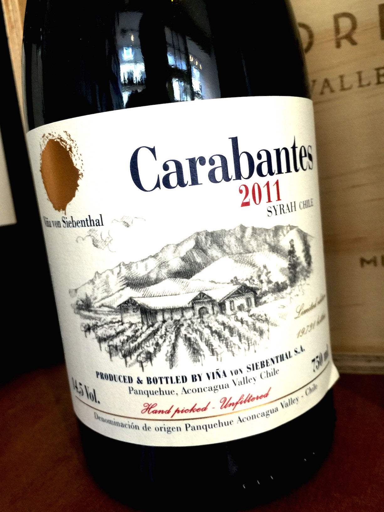 Vina von Siebenthal Carabantes Syrah 2011