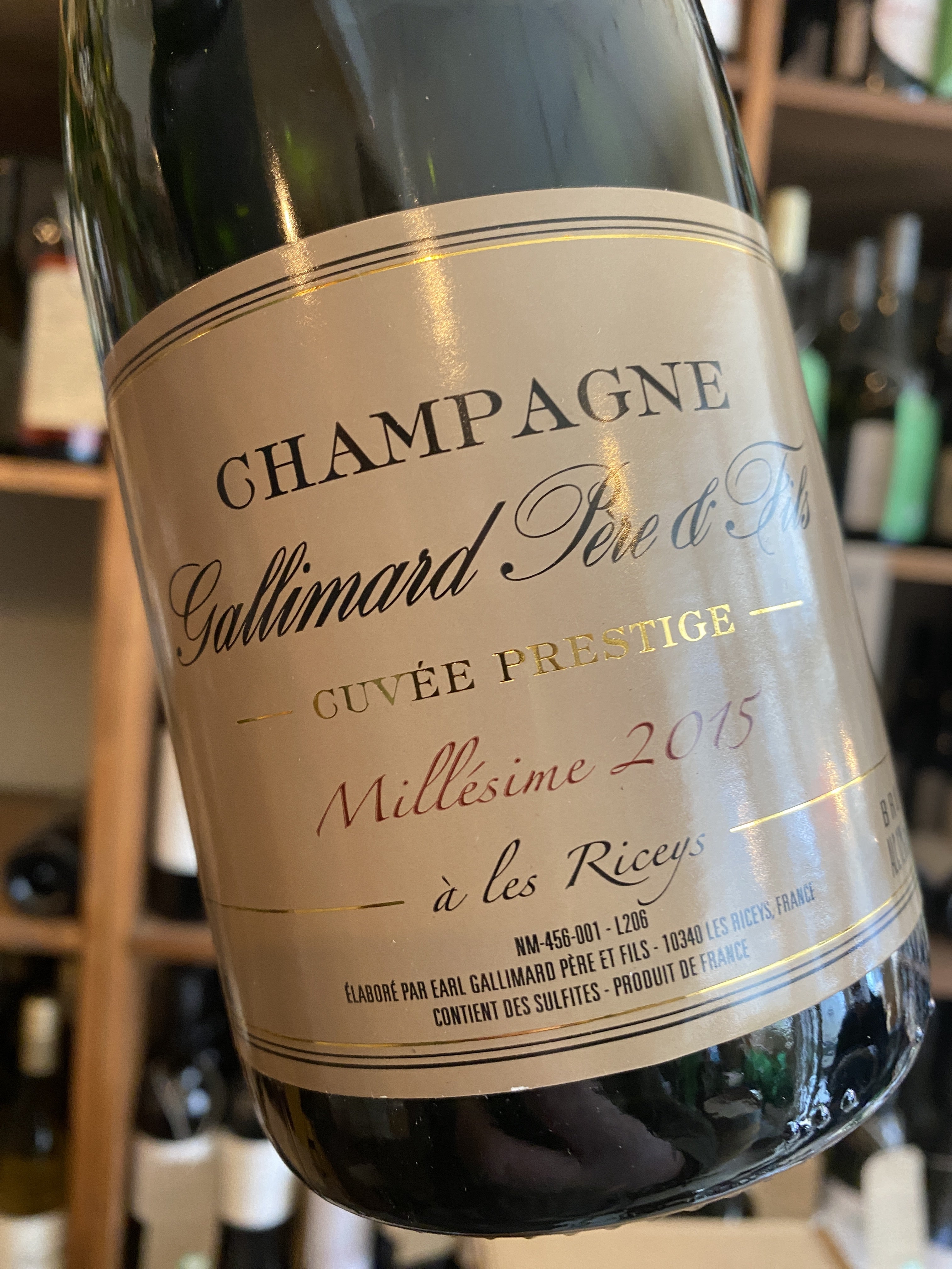 Champagne Gallimard Cuvee Prestige 2015 75cl