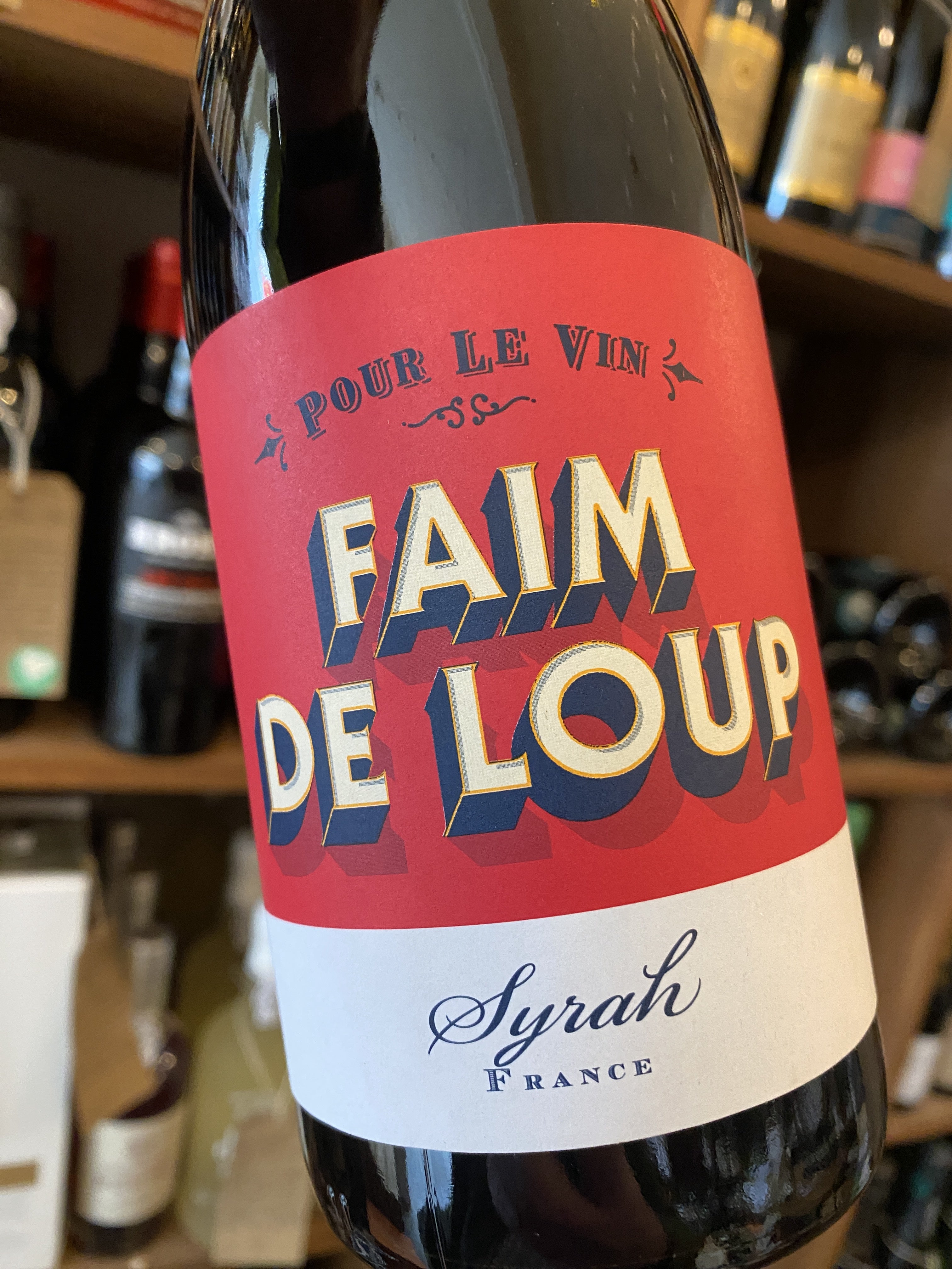 Pour le Vin Faime de Loup Syrah 75cl