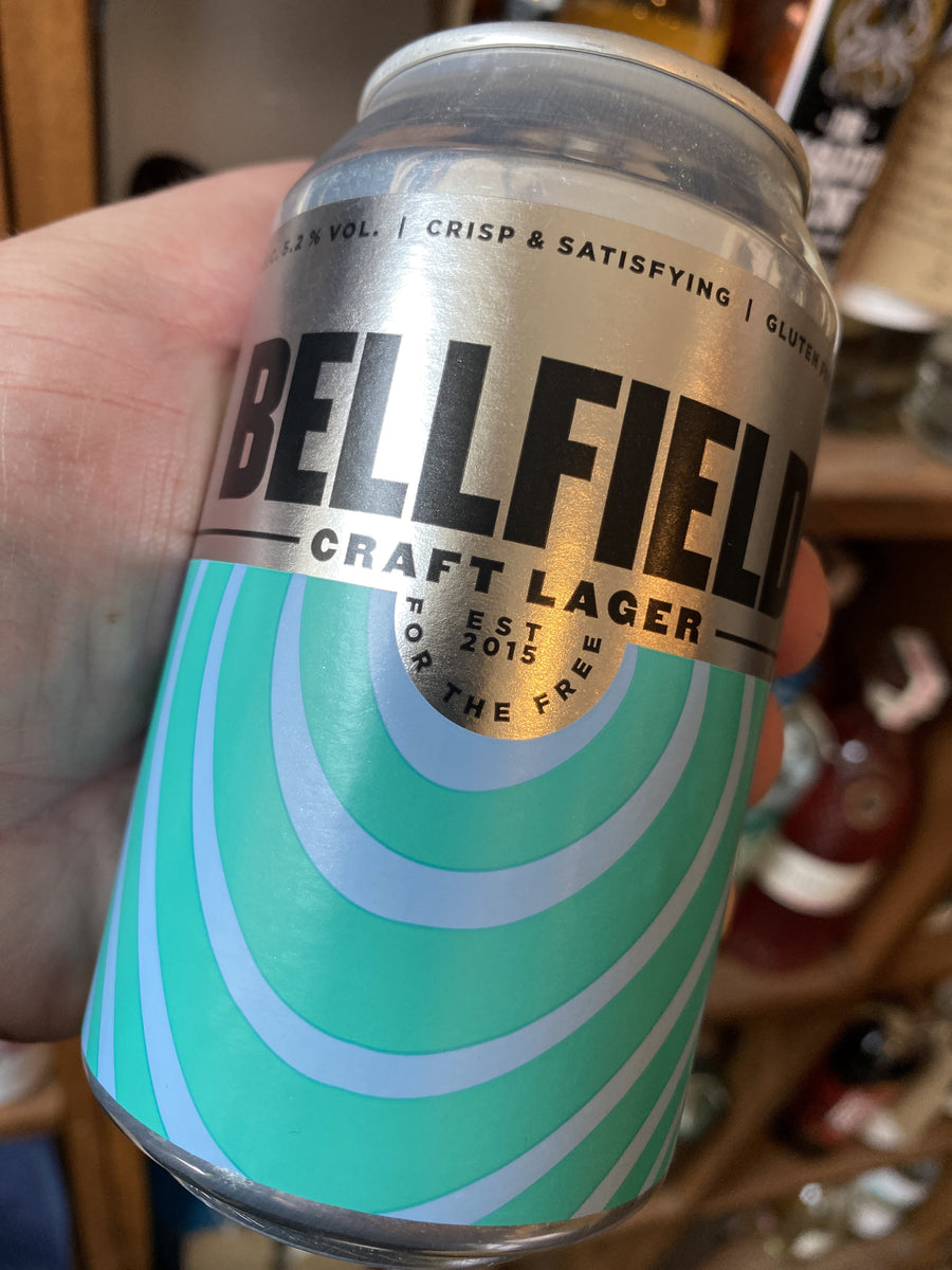 Bellfield Brewery Craft Lager 33cl – St Andrews Wine Company Ltd
