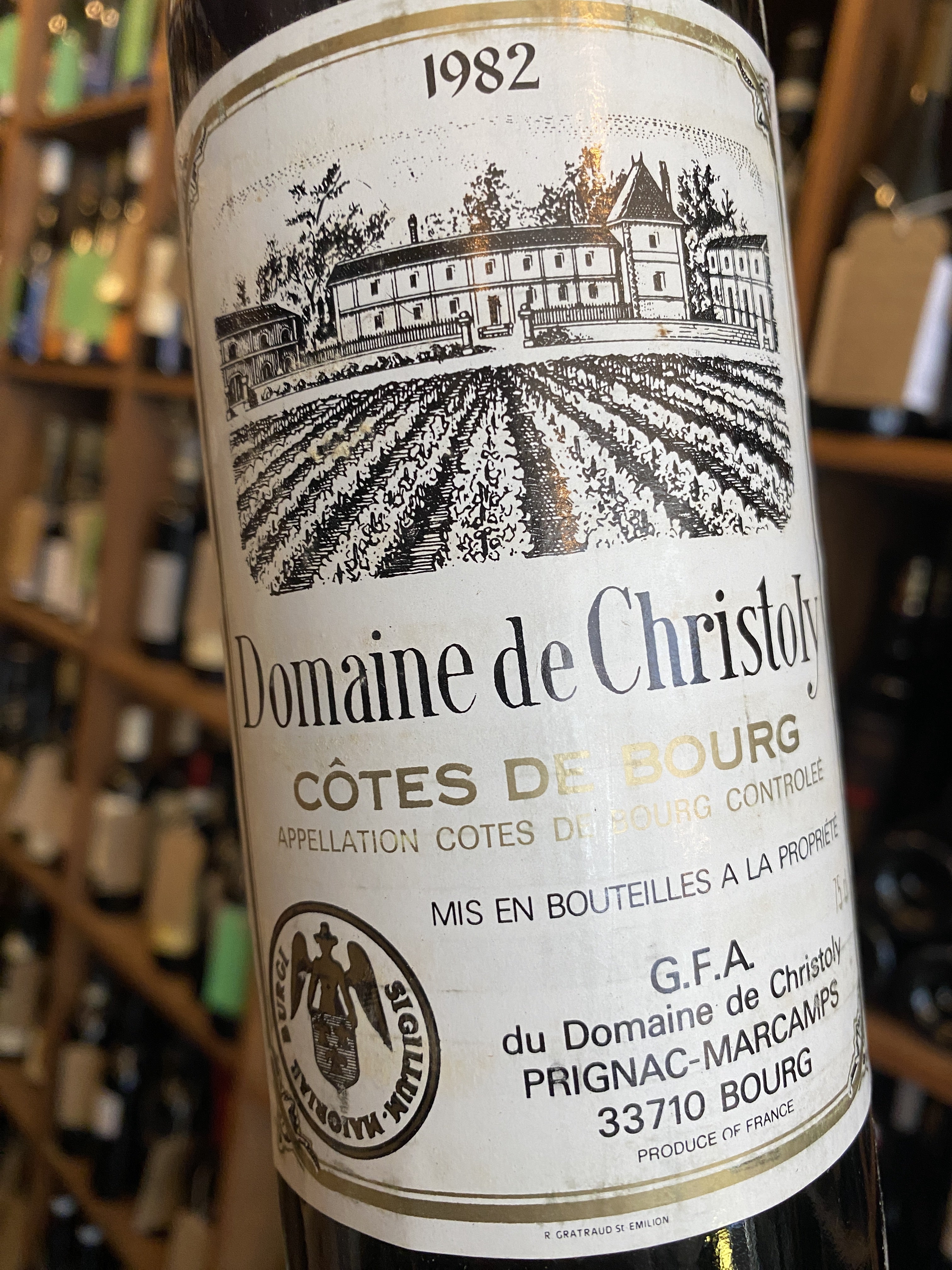 Domaine de Christoly 1982 75cl