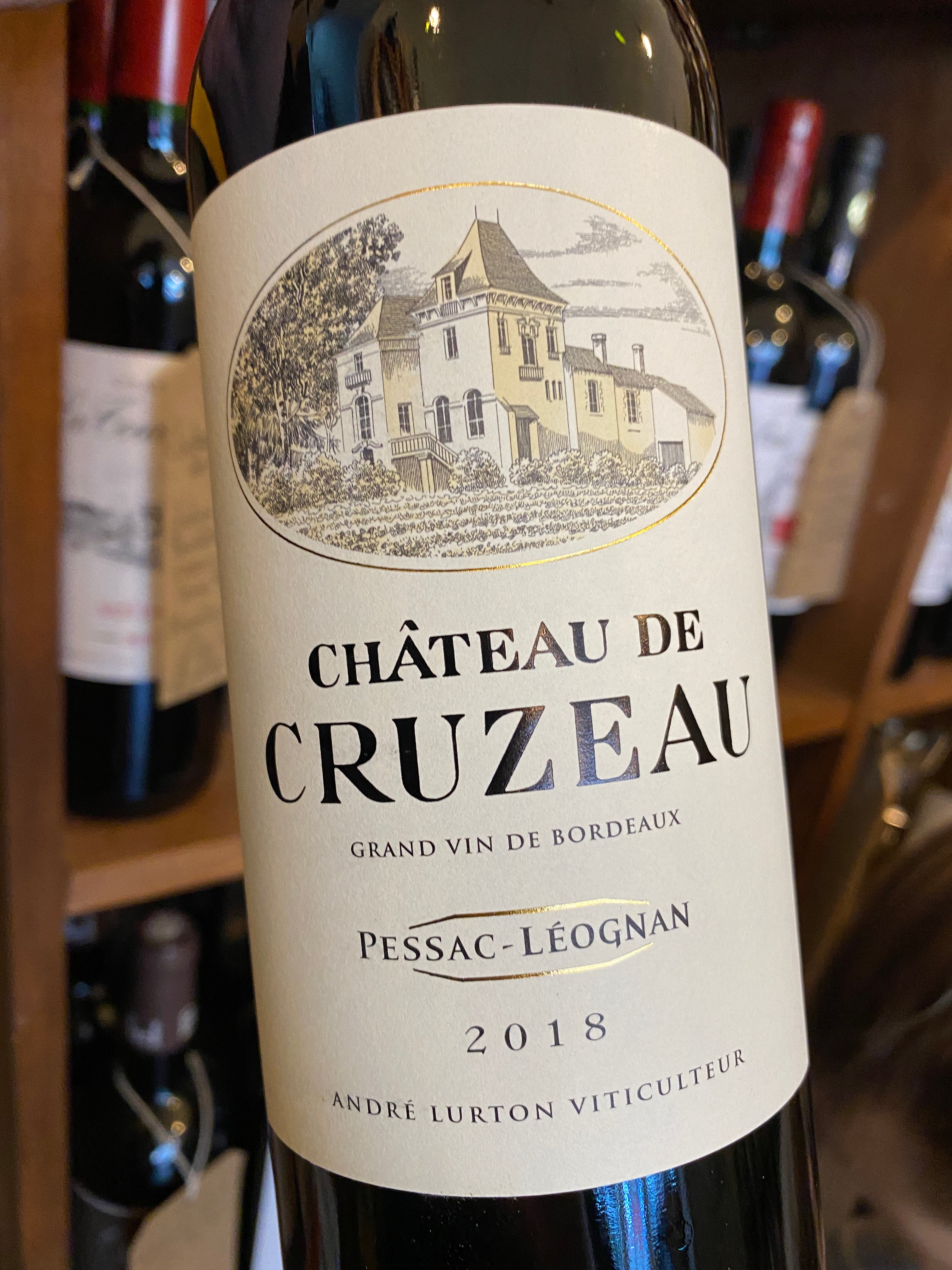 Chateau de Cruzeau Rouge 2018 75cl