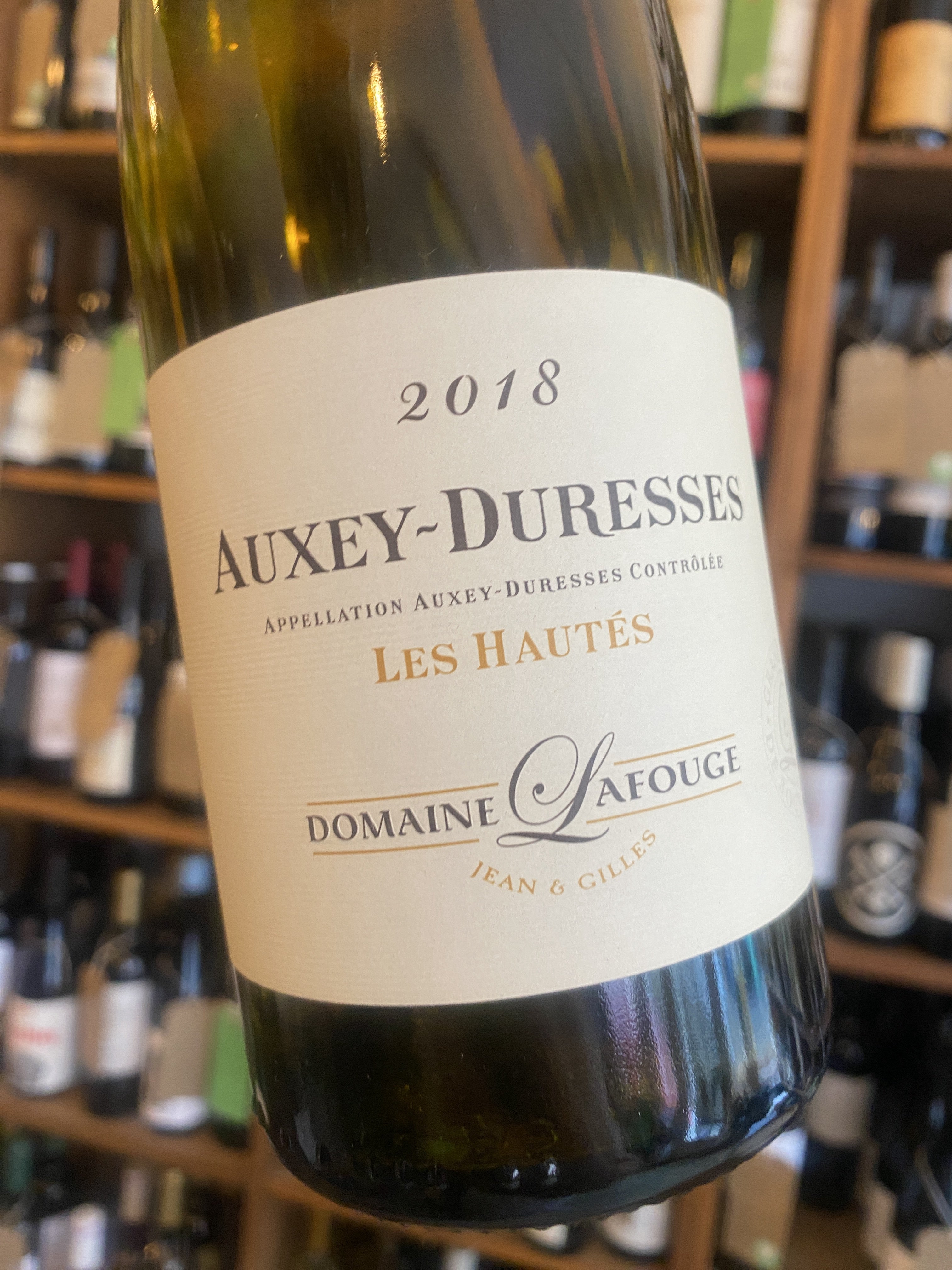 Domaine Lafouge Auxey Duresses Les Hautes Blanc 2018 75cl