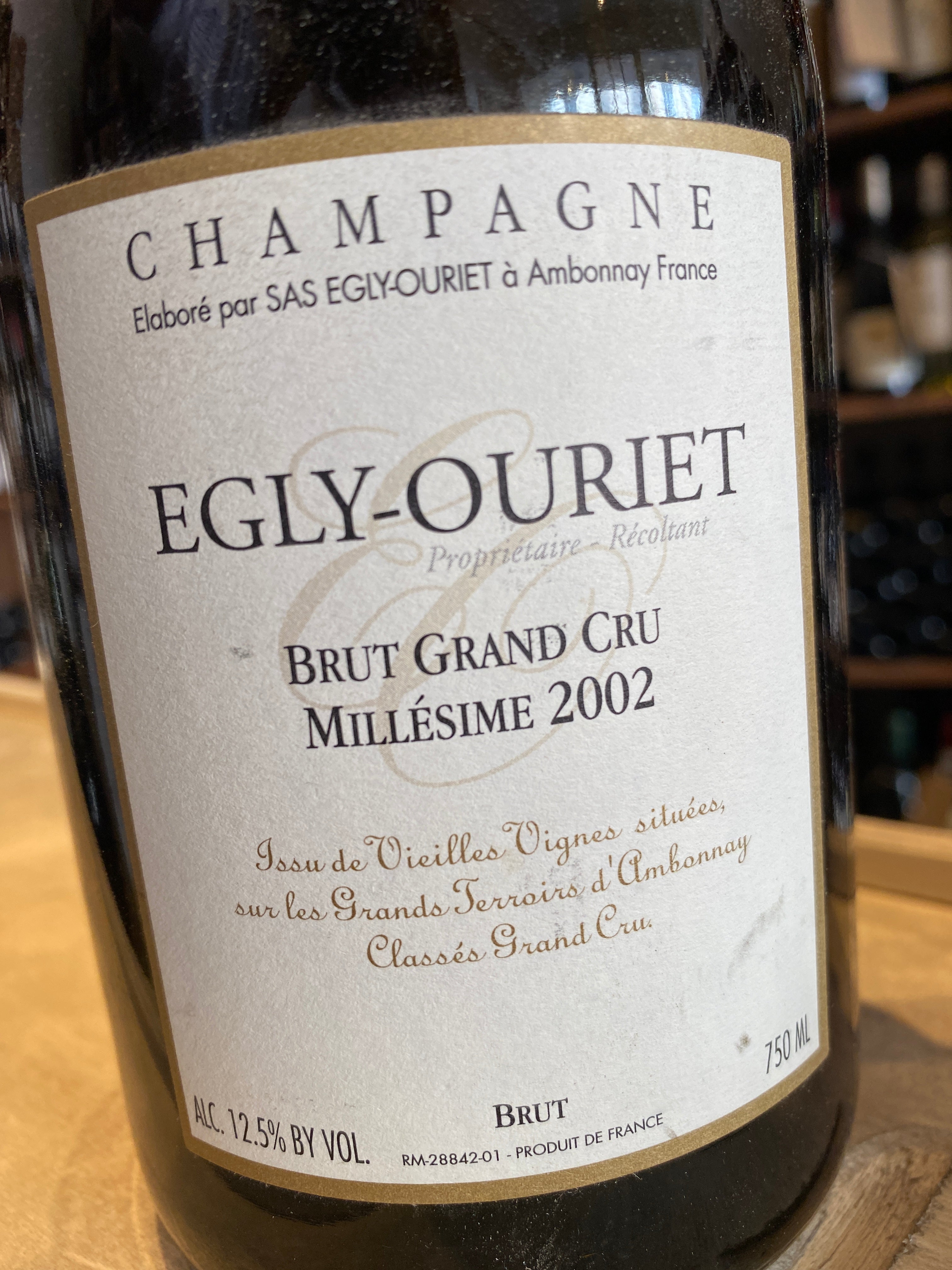 Egly Ouriet Grand Cru 2002 75cl