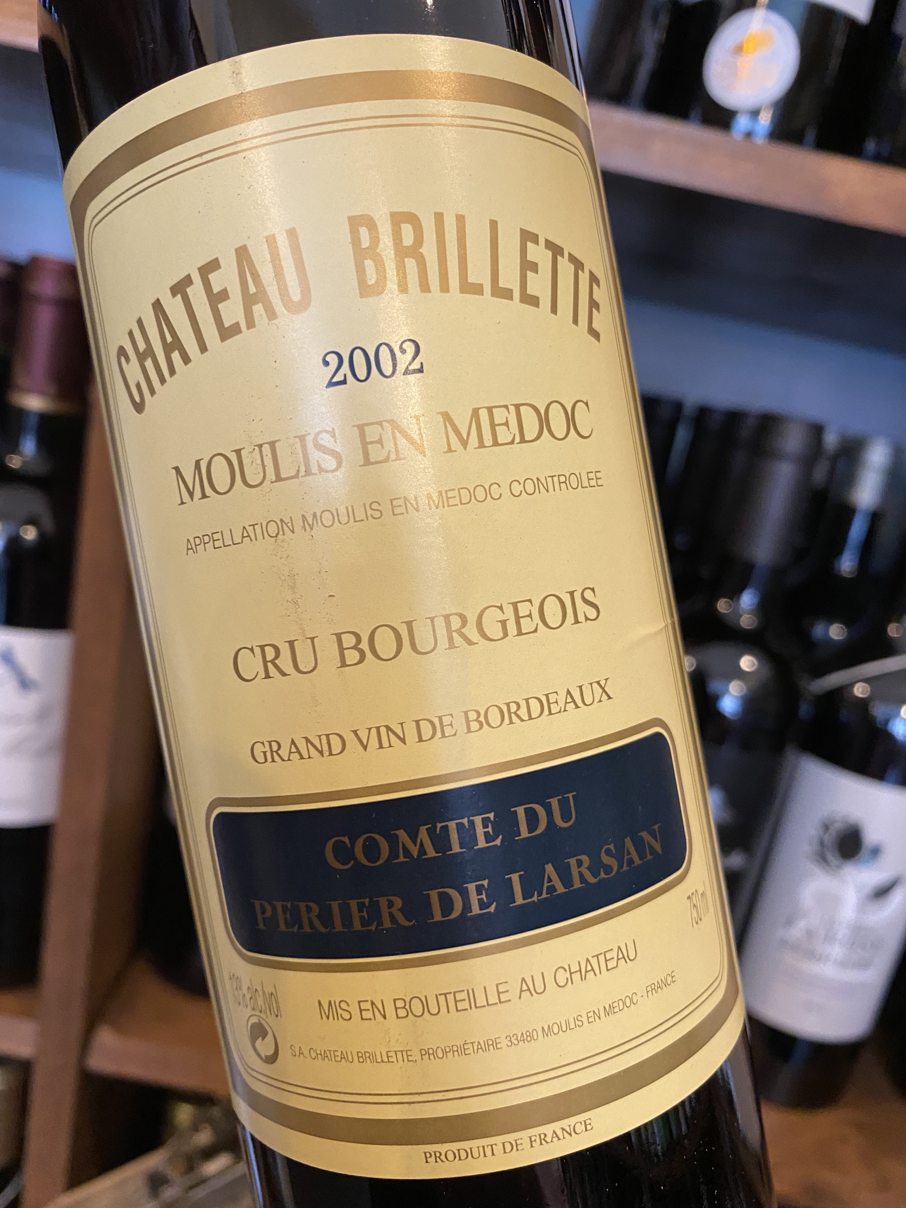 Chateau Brillette 2002 75cl