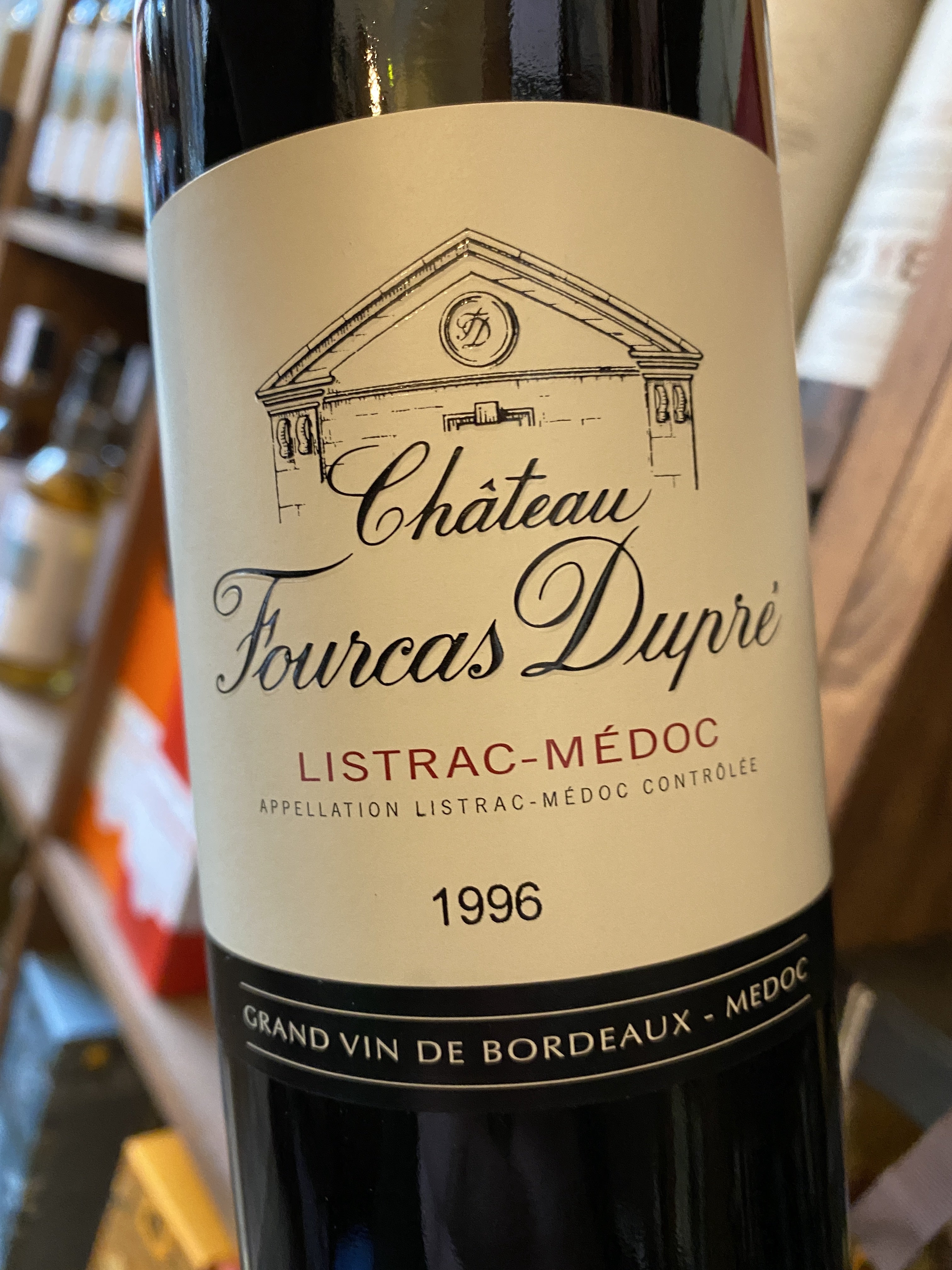 Chateau Fourcas Dupre 1996 75cl