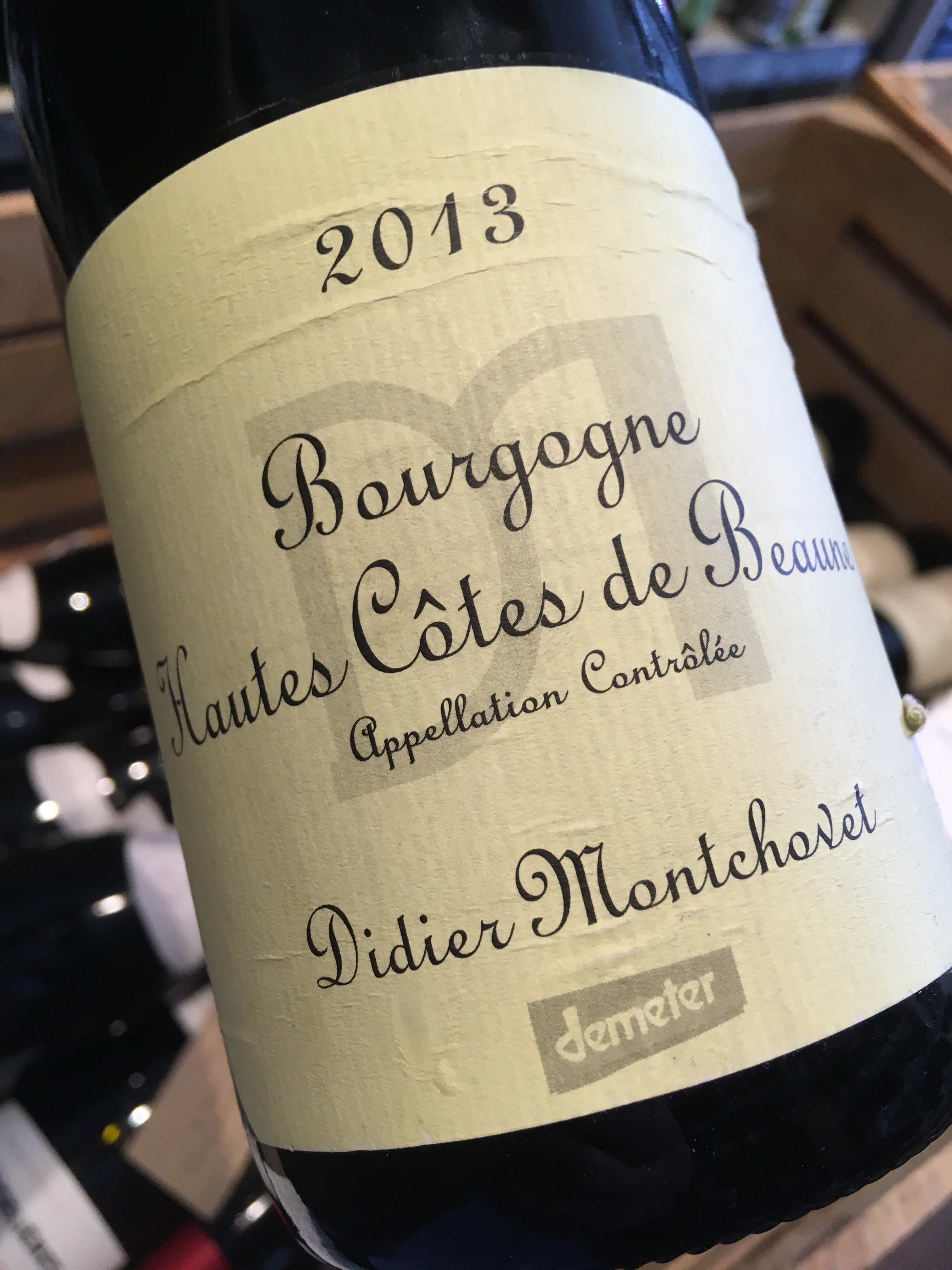 Didier Montchovet Bourgogne Hautes Cotes de Beaune 2013 75cl