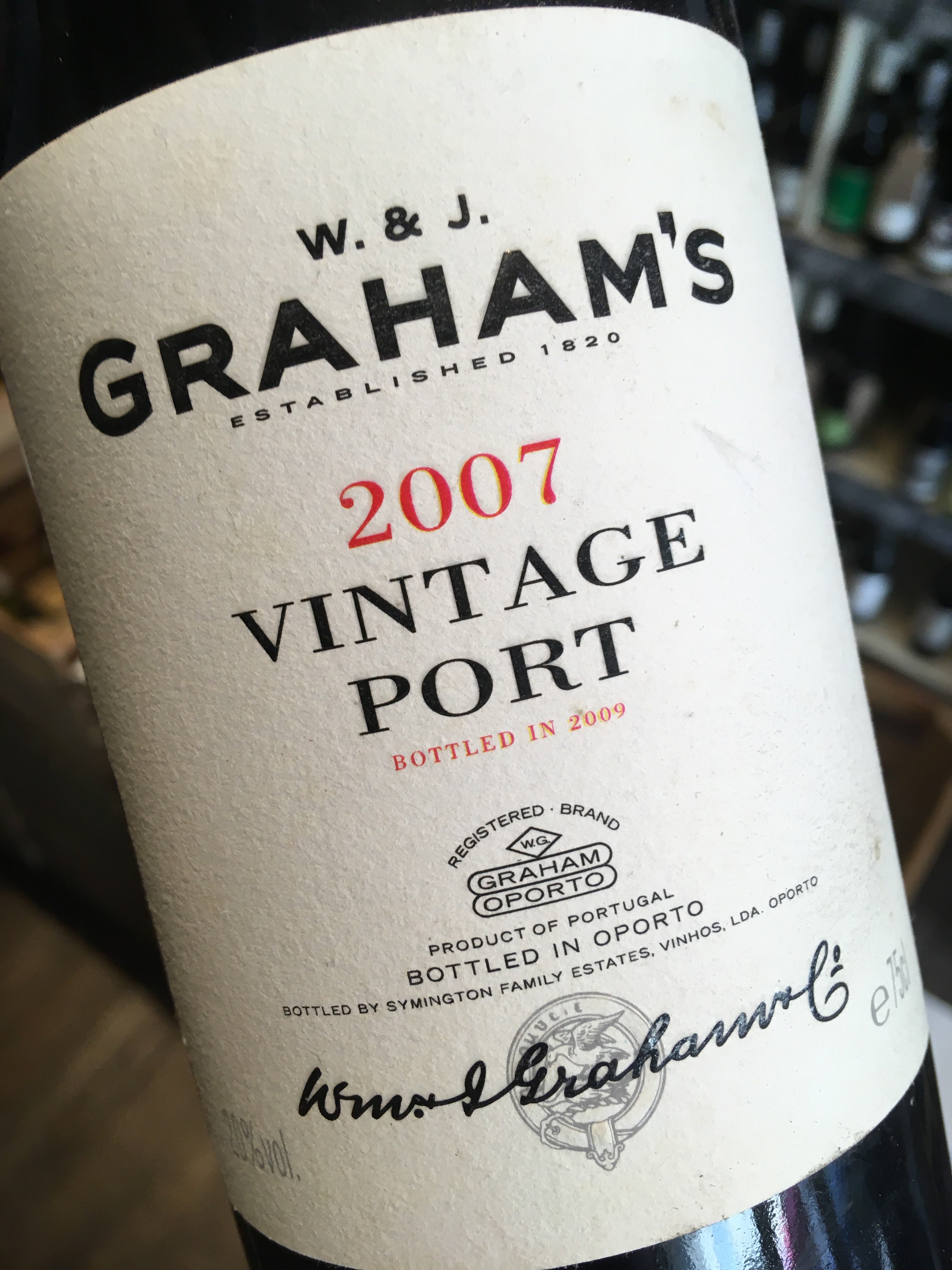 Graham Vintage 2007 75cl