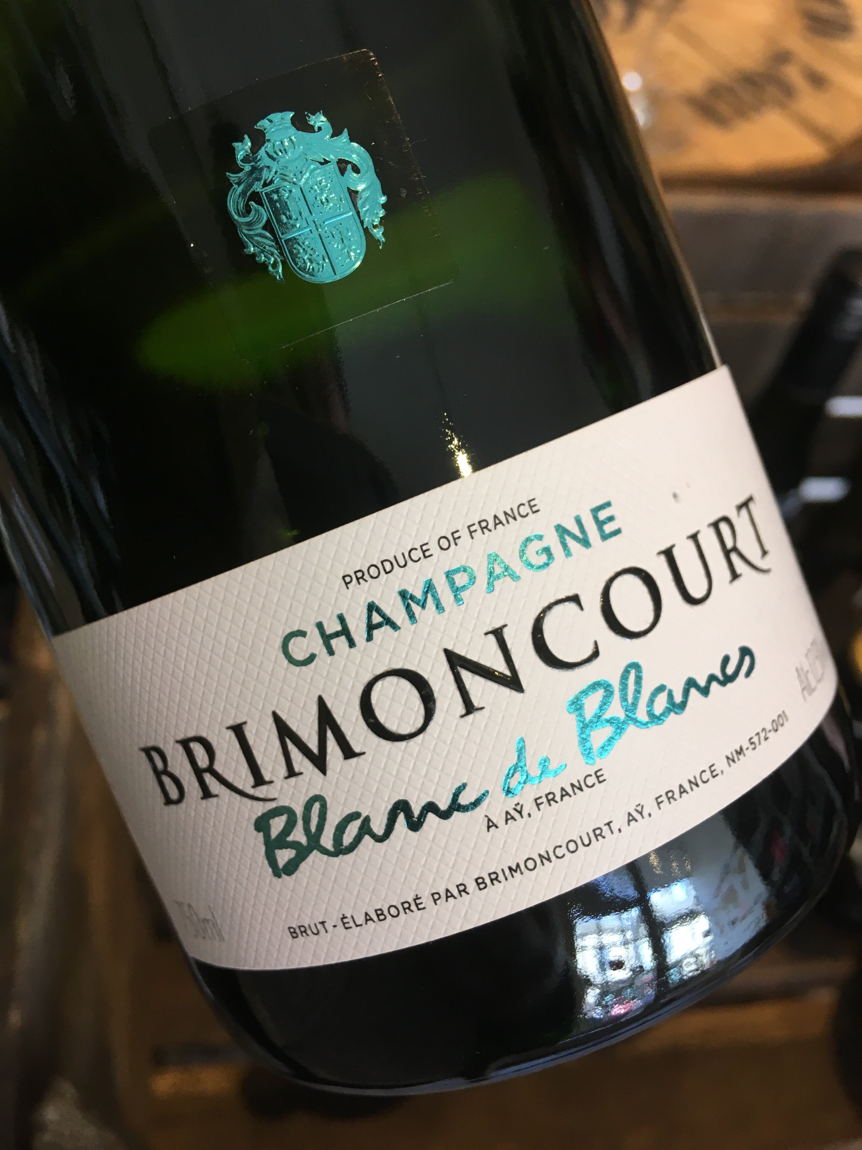 Champagne Brimoncourt Blanc de Blancs NV 75cl
