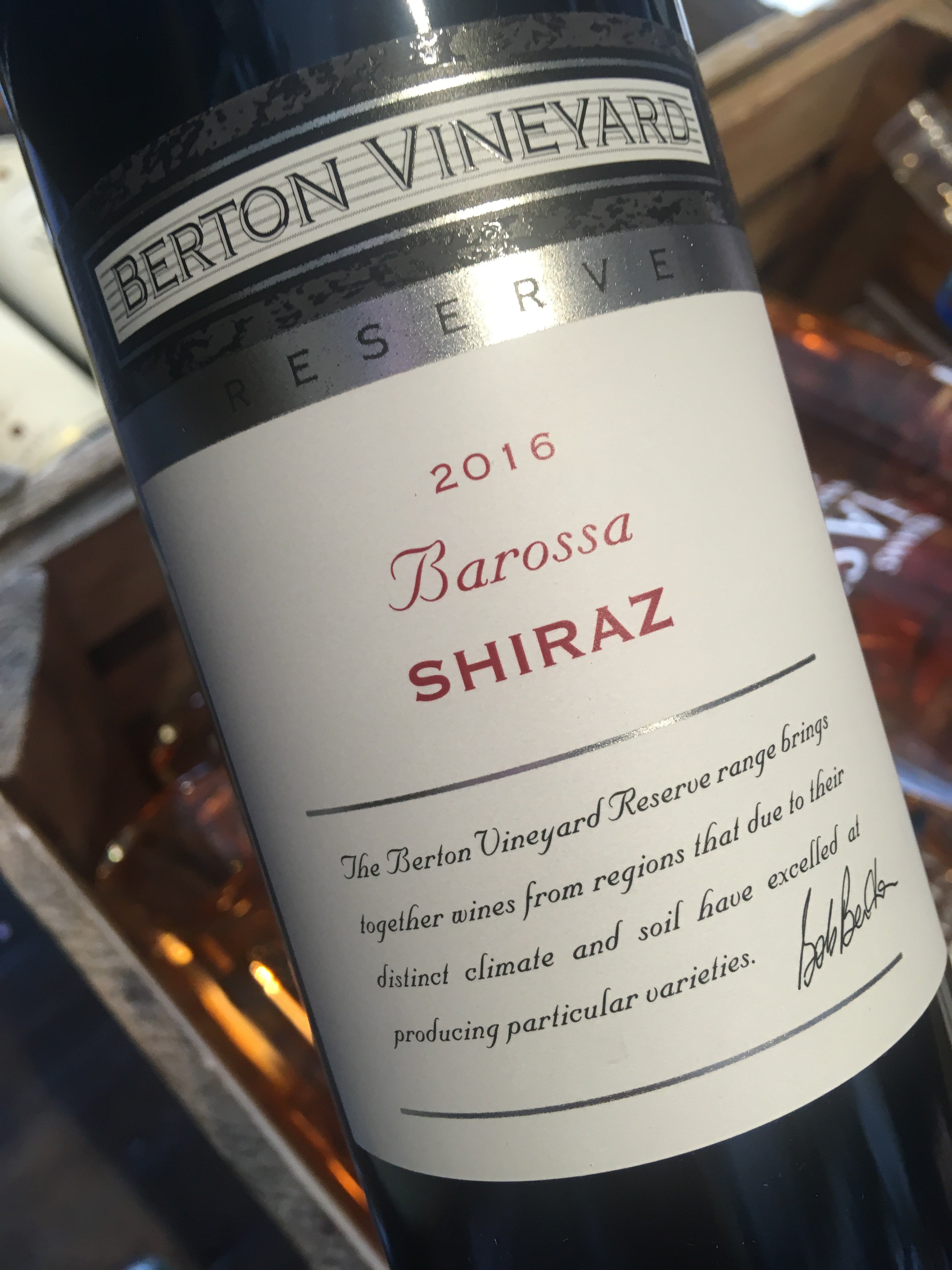 Berton Reserve Barossa Shiraz 2014 75cl