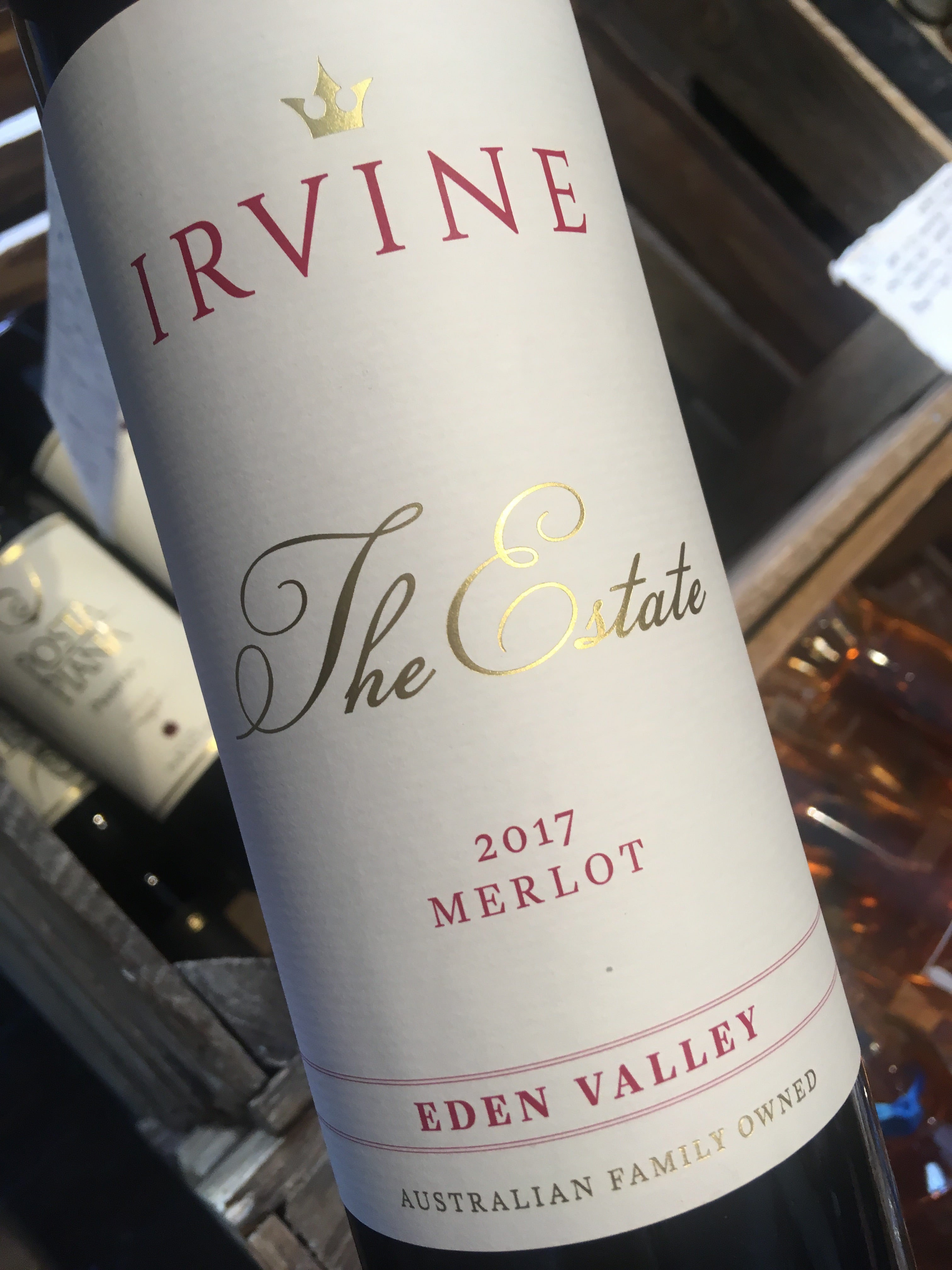 Irvine Estate Merlot 2017/18 75cl