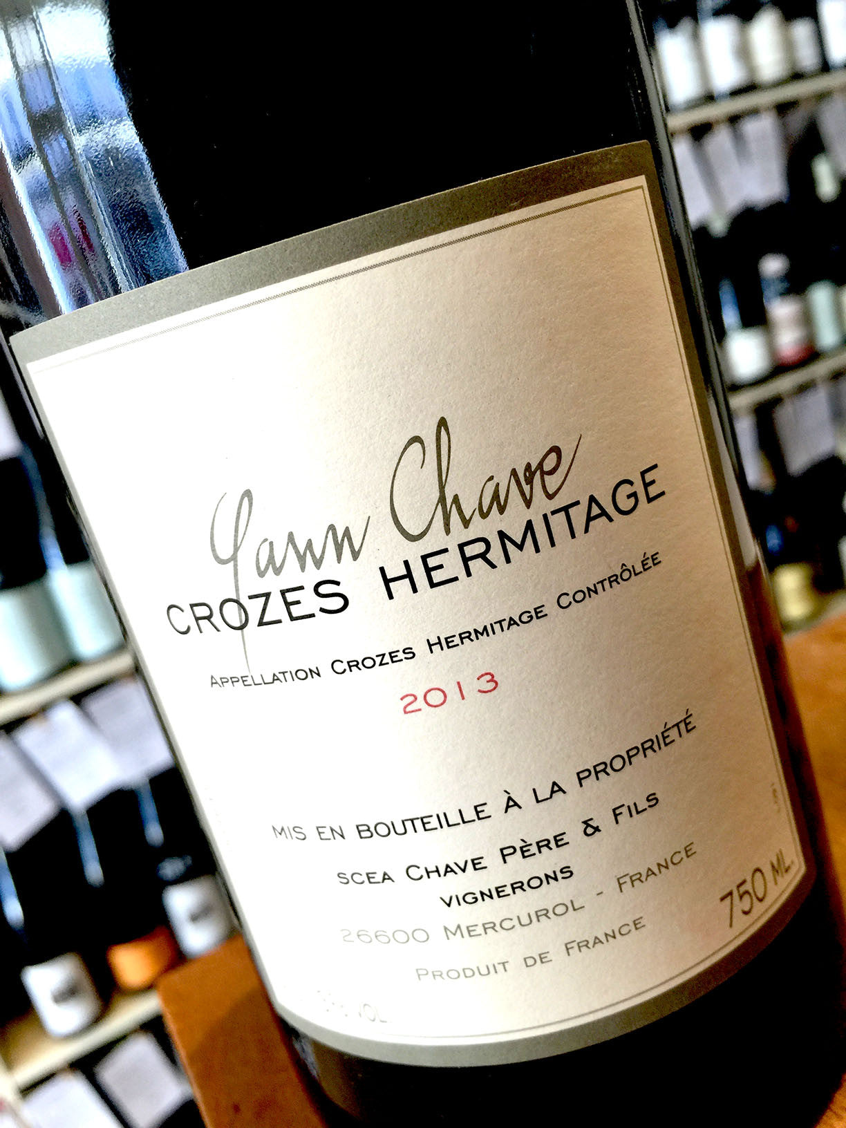 Domaine Yann Chave Crozes Hermitage 2013 75cl