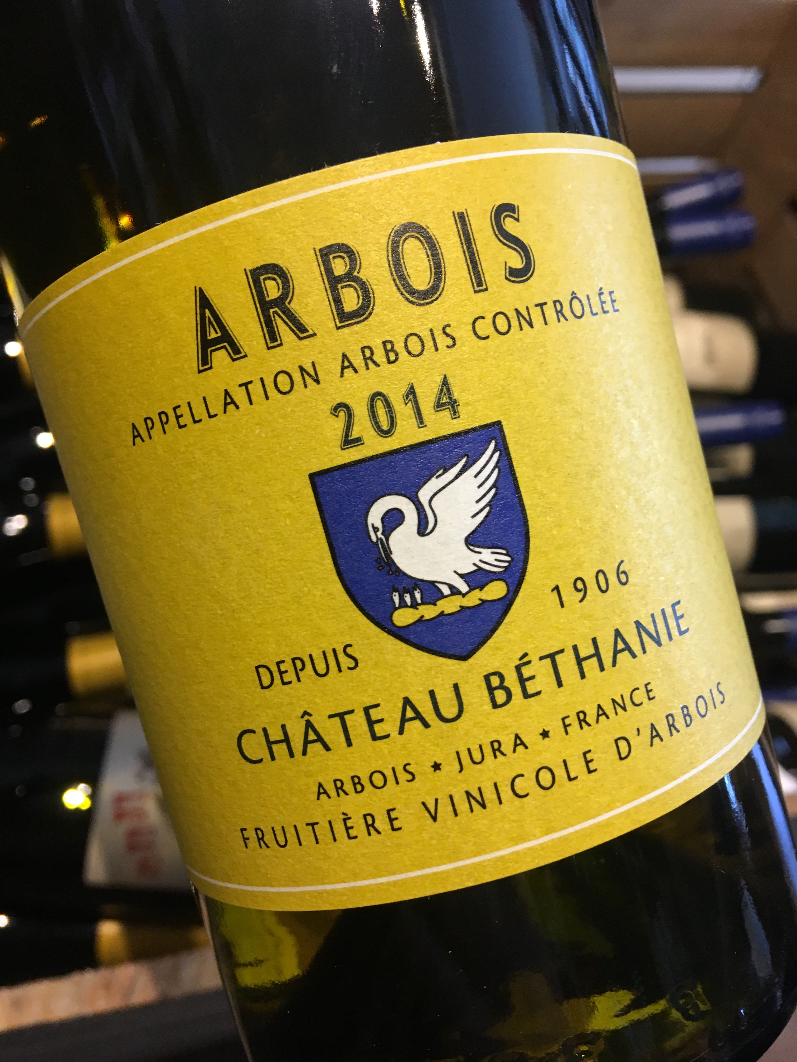 Blason Arbois Chateau Bethanie 2014 75cl