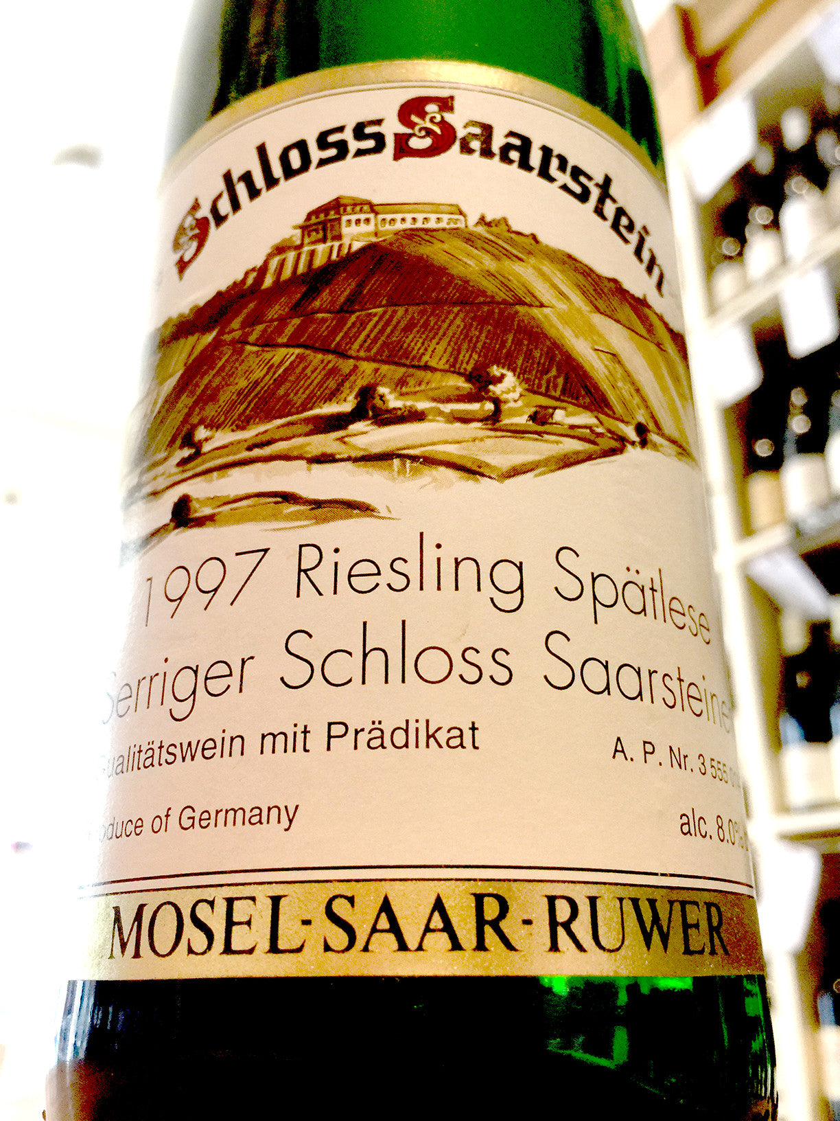 Schloss Saarstein Riesling Spatlese 1997 75cl