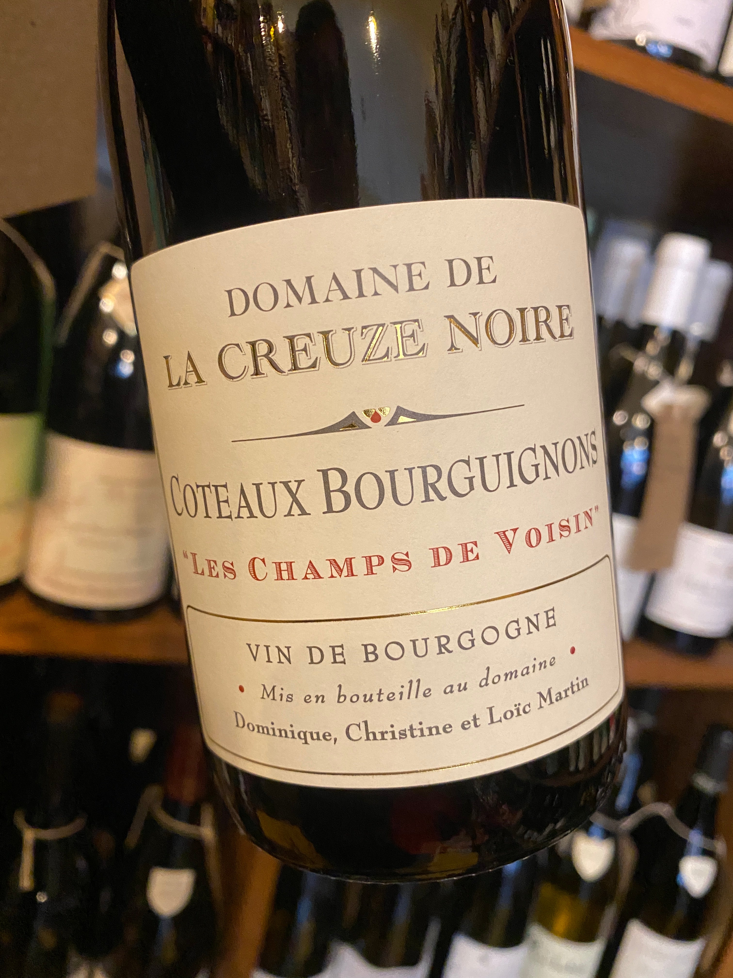 Domaine de la Creuze Noire Coteaux Bourguignons 'Les Champs de Voisin' 2019 75cl