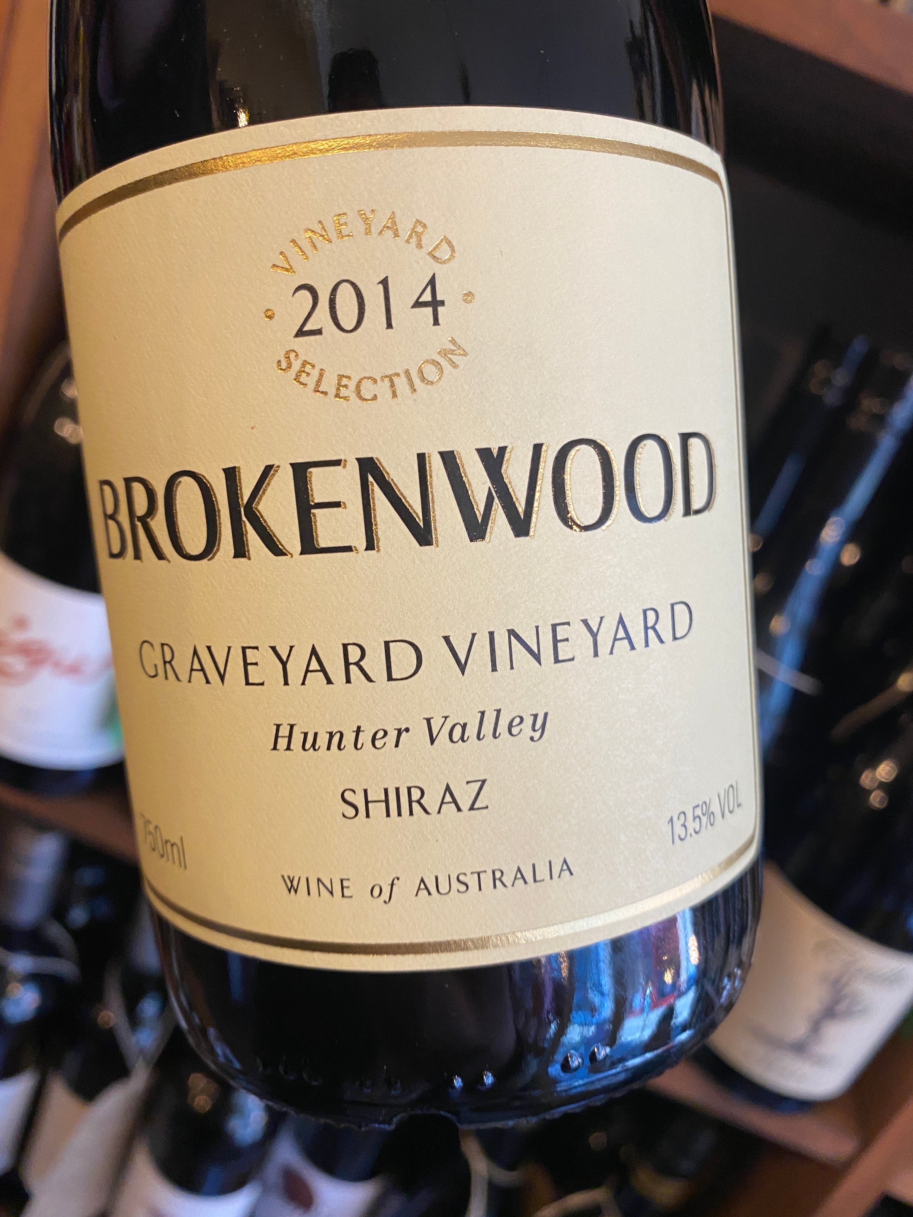 Brokenwood Graveyard Vineyard Shiraz 2014 75cl