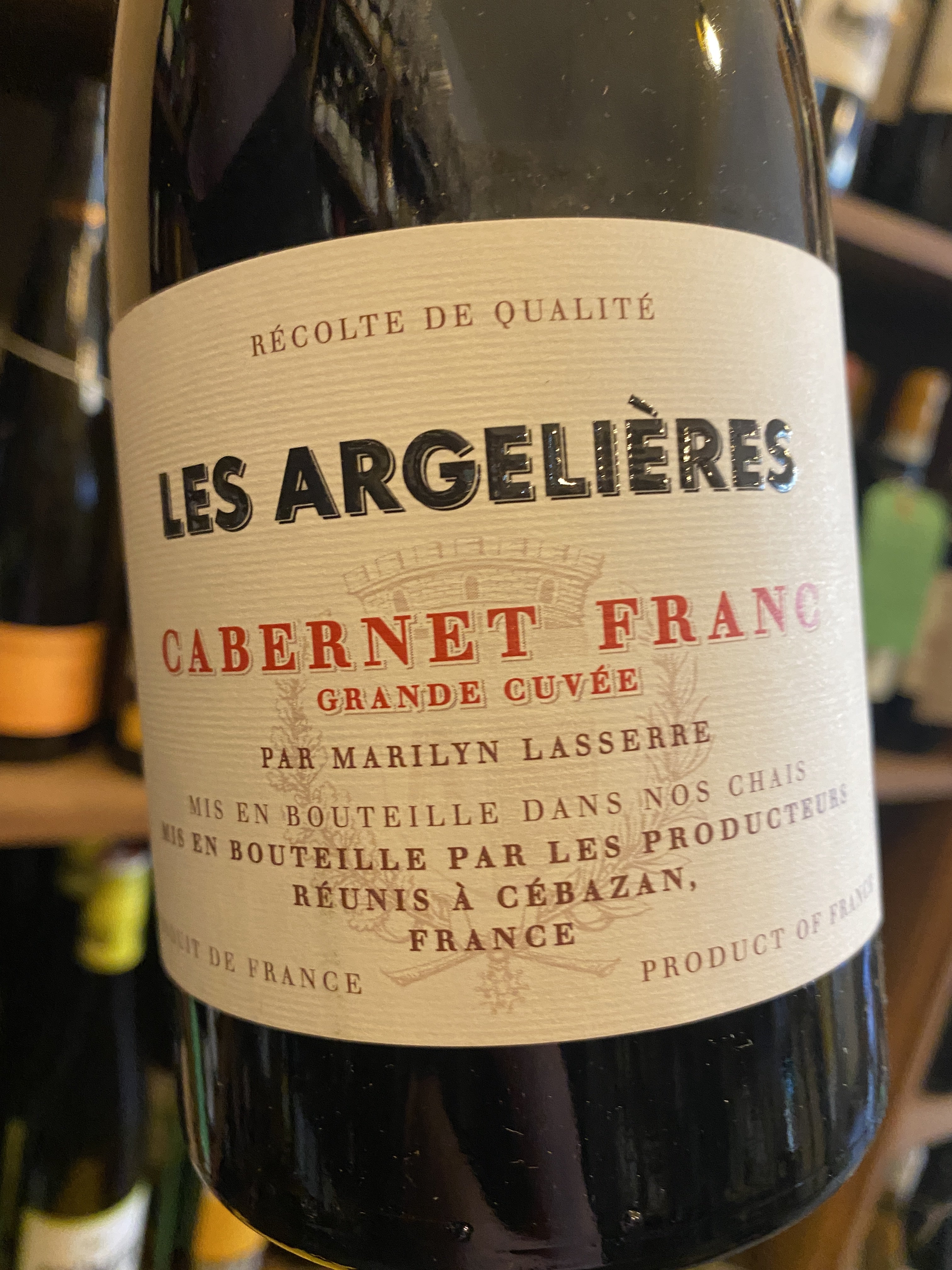 Les Argelieres Cabernet Franc 2020 75cl