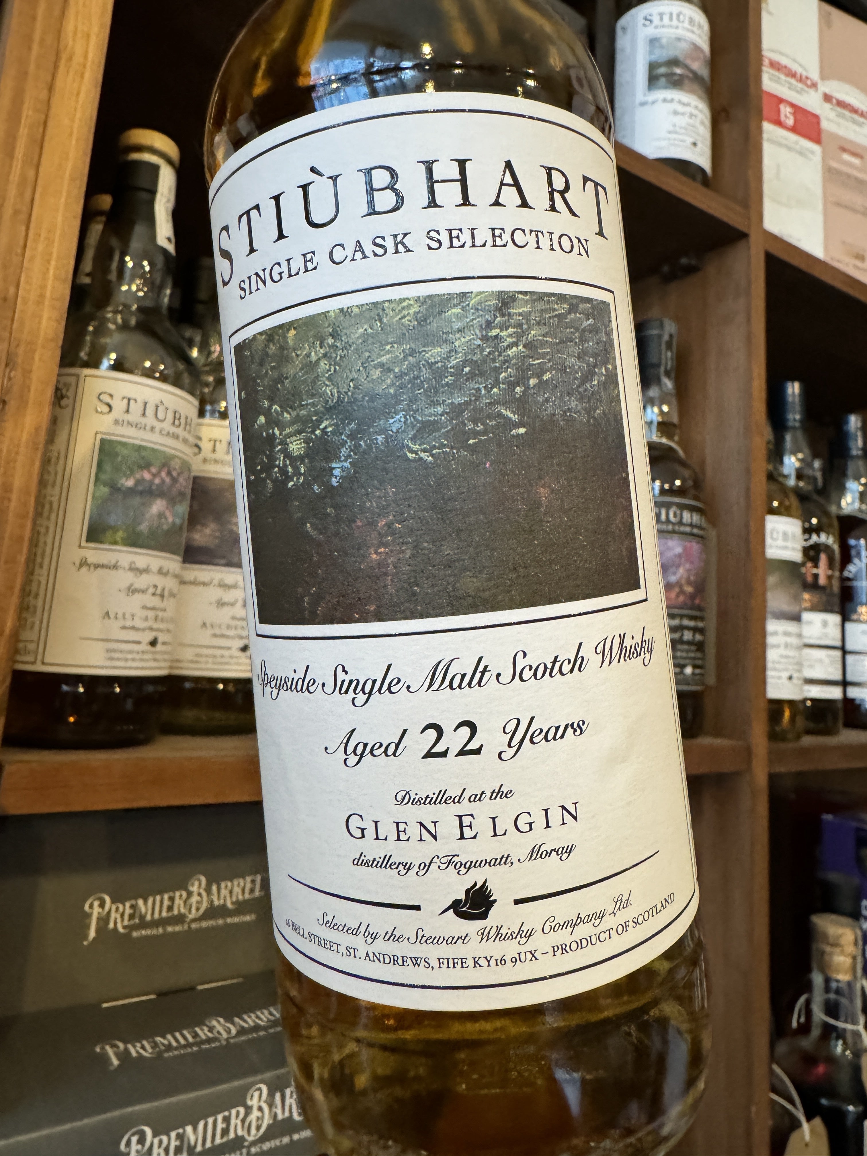 Stiùbhart Single Cask Selection Glen Elgin 22 Year Old 70cl