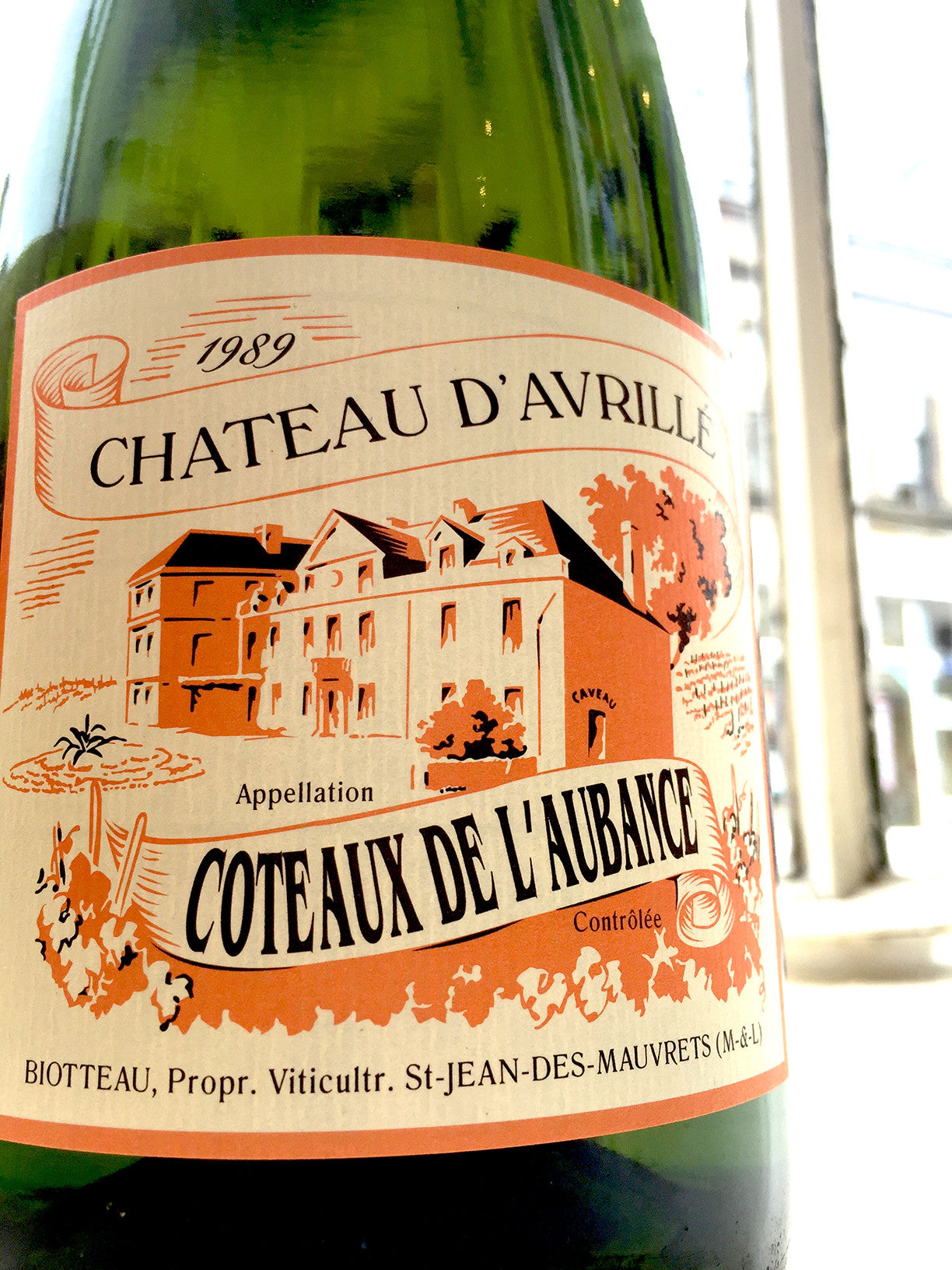 Chateau d'Avrille Coteaux de l'Aubance 1989 150cl