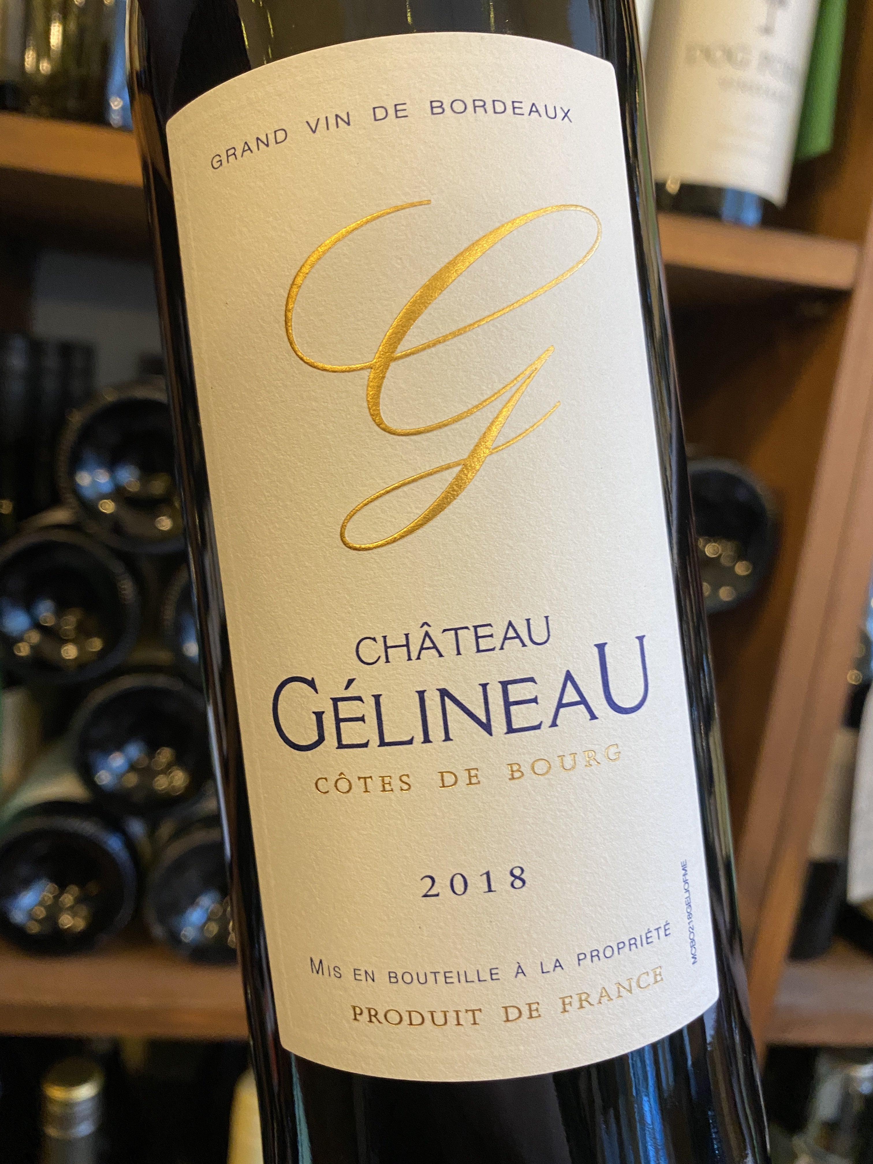Chateau Gelineau 2018 75cl