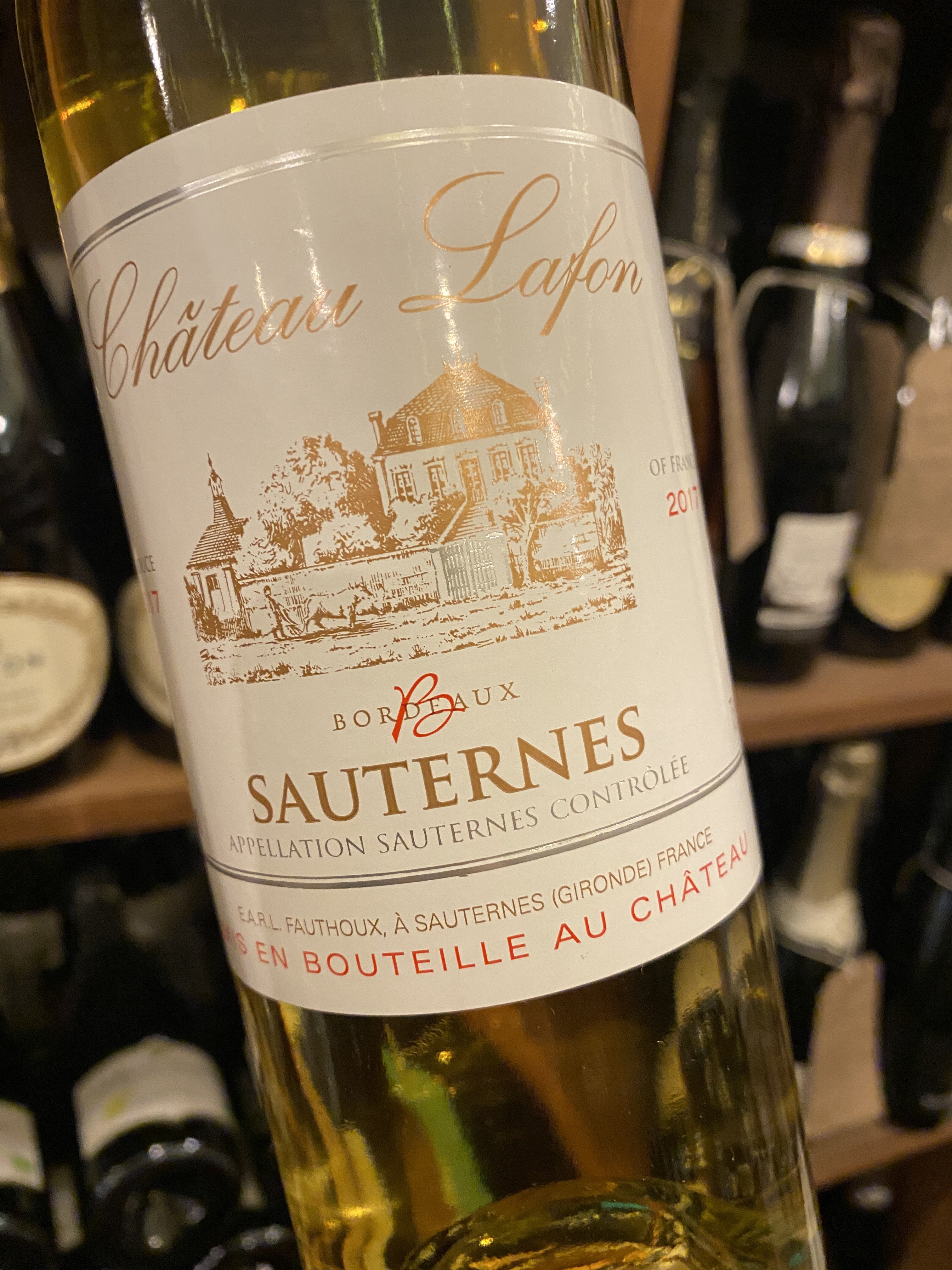Chateau Lafon Sauternes 2017 75cl
