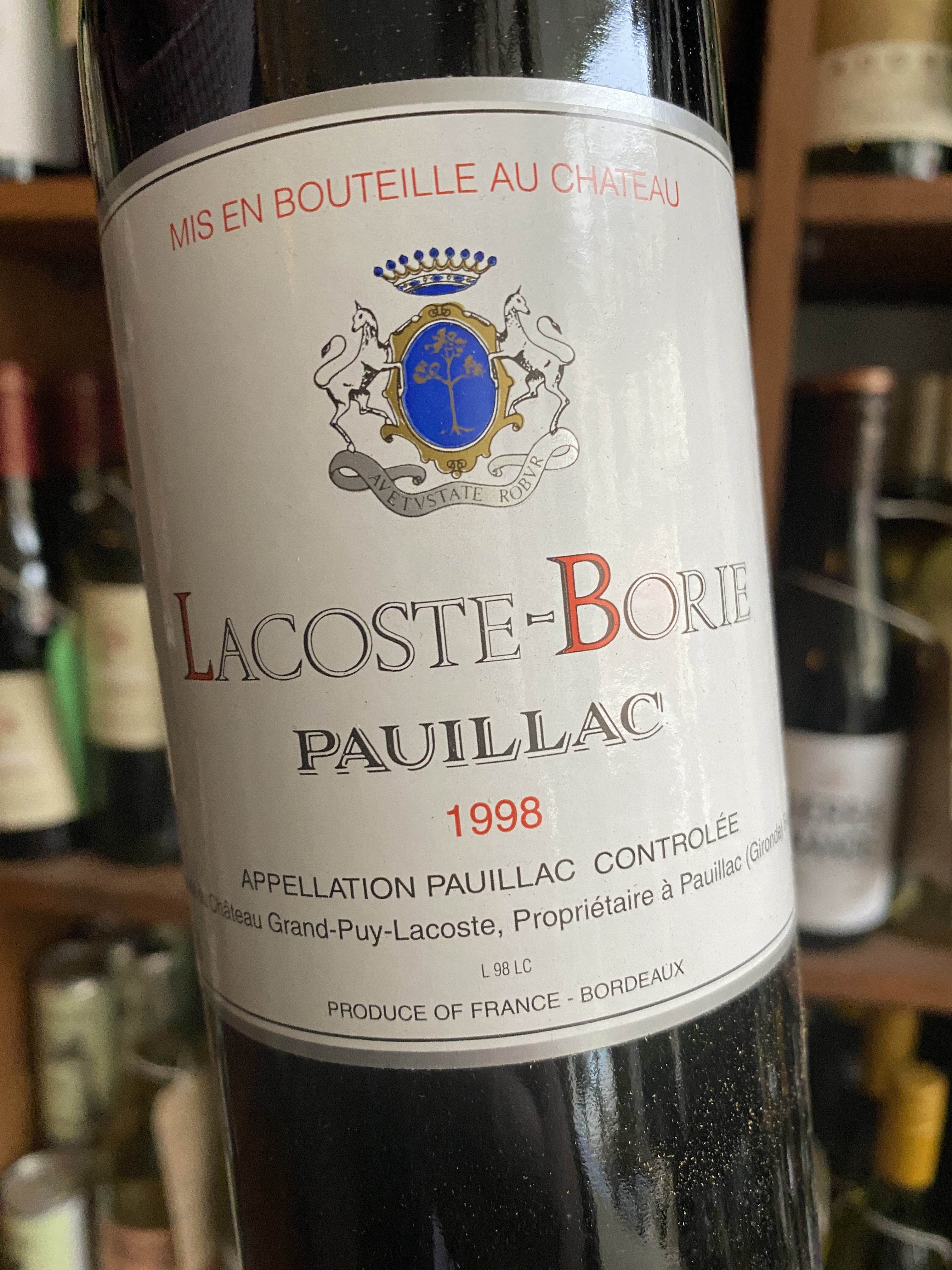Chateau Lacoste-Borie 1998 75cl