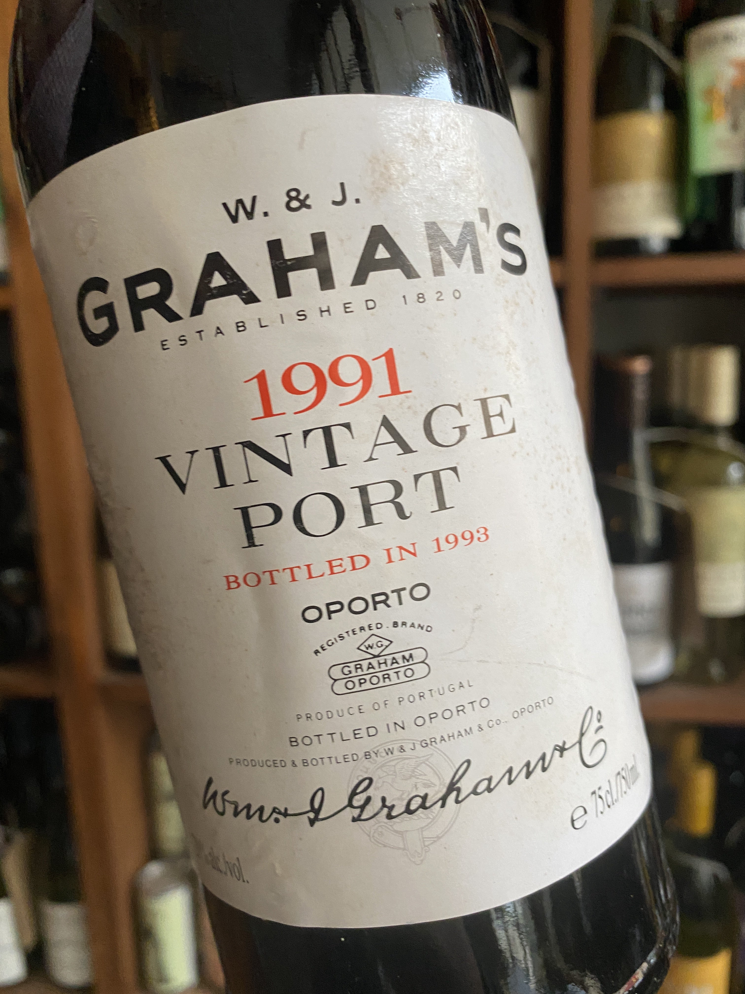 Graham's Vintage 1991 75cl
