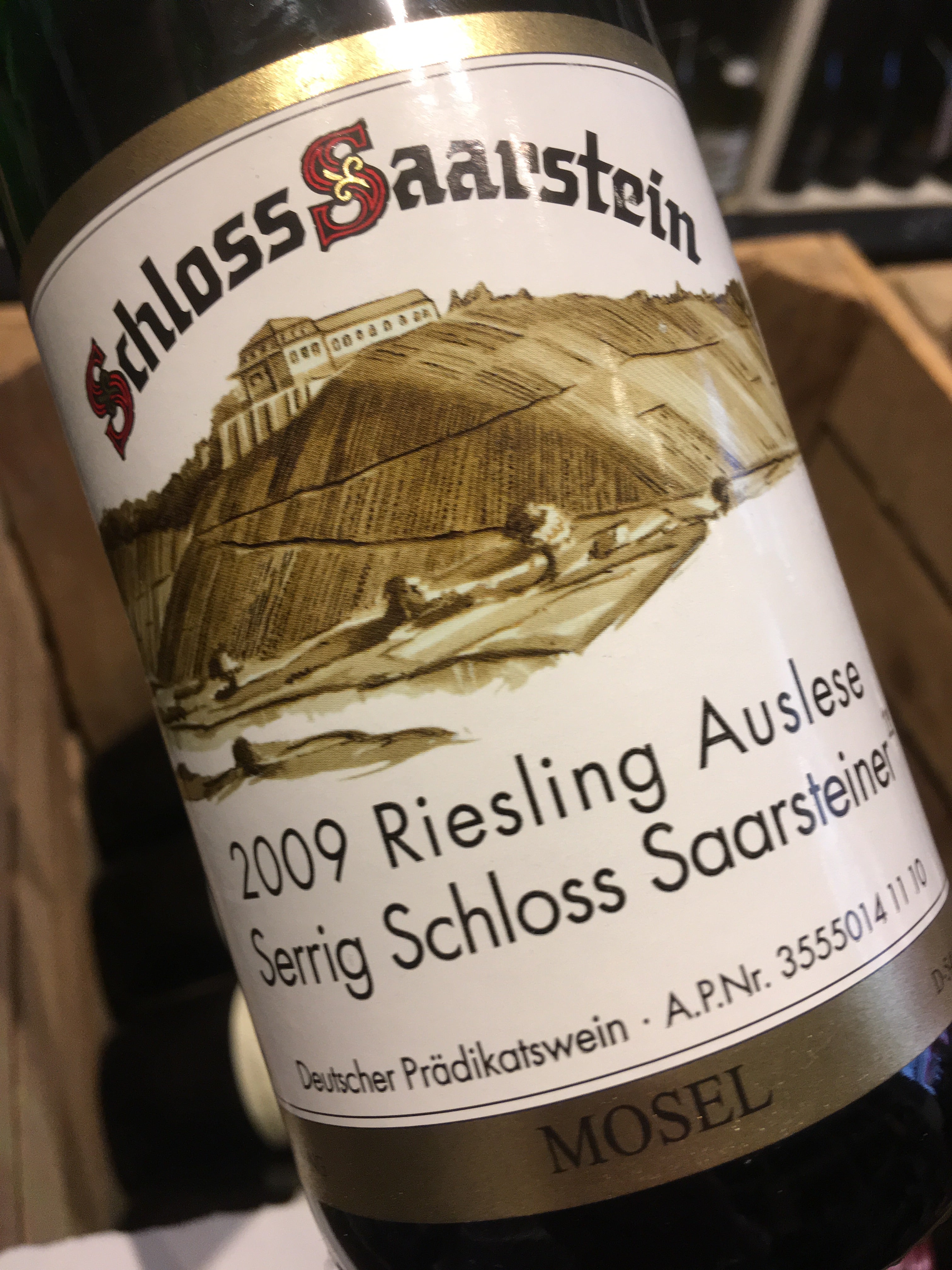 Schloss Saarstein Riesling Auslese 2009 75cl