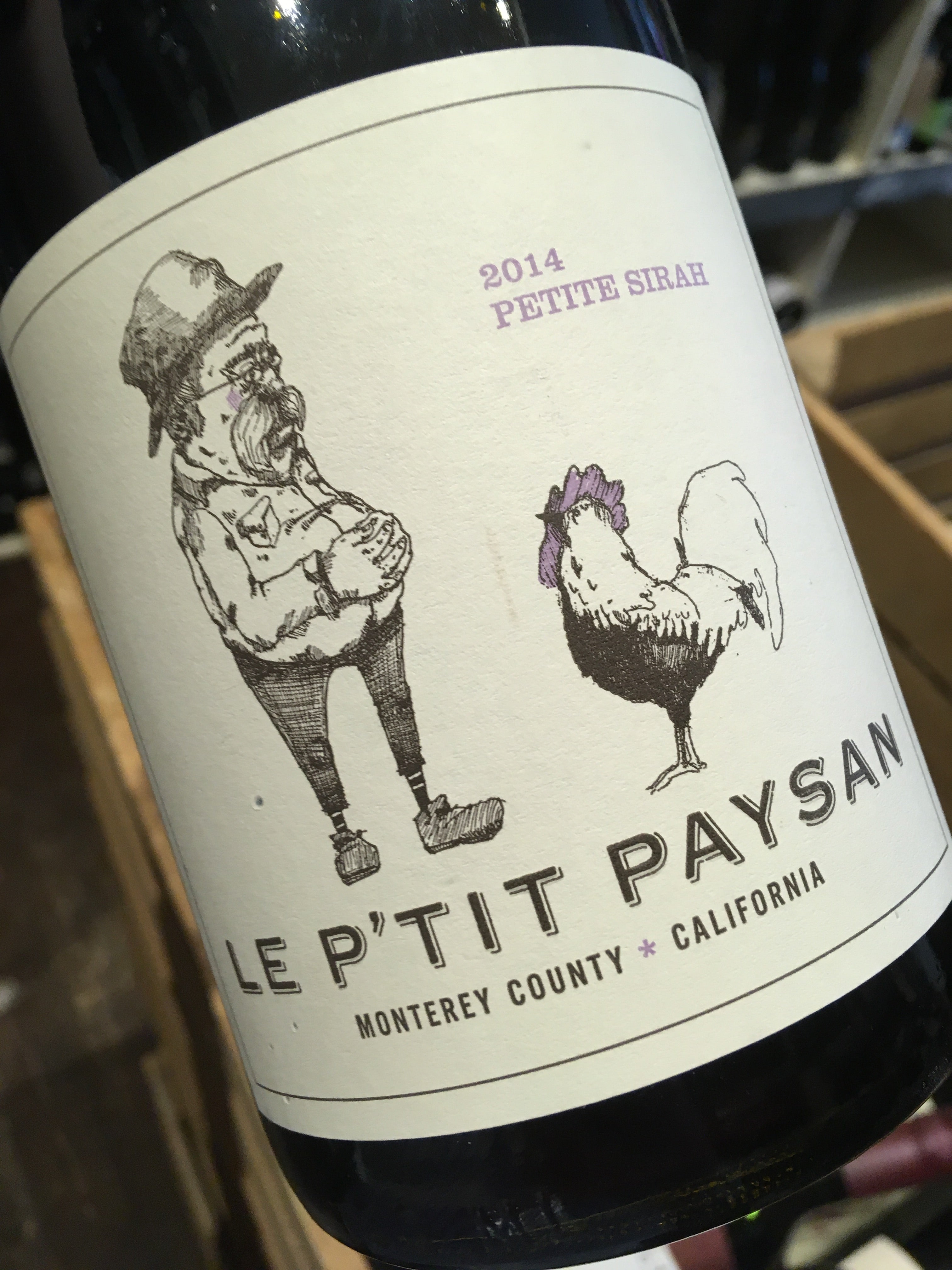 Le P'Tit Paysan Petite Sirah 2014 75cl