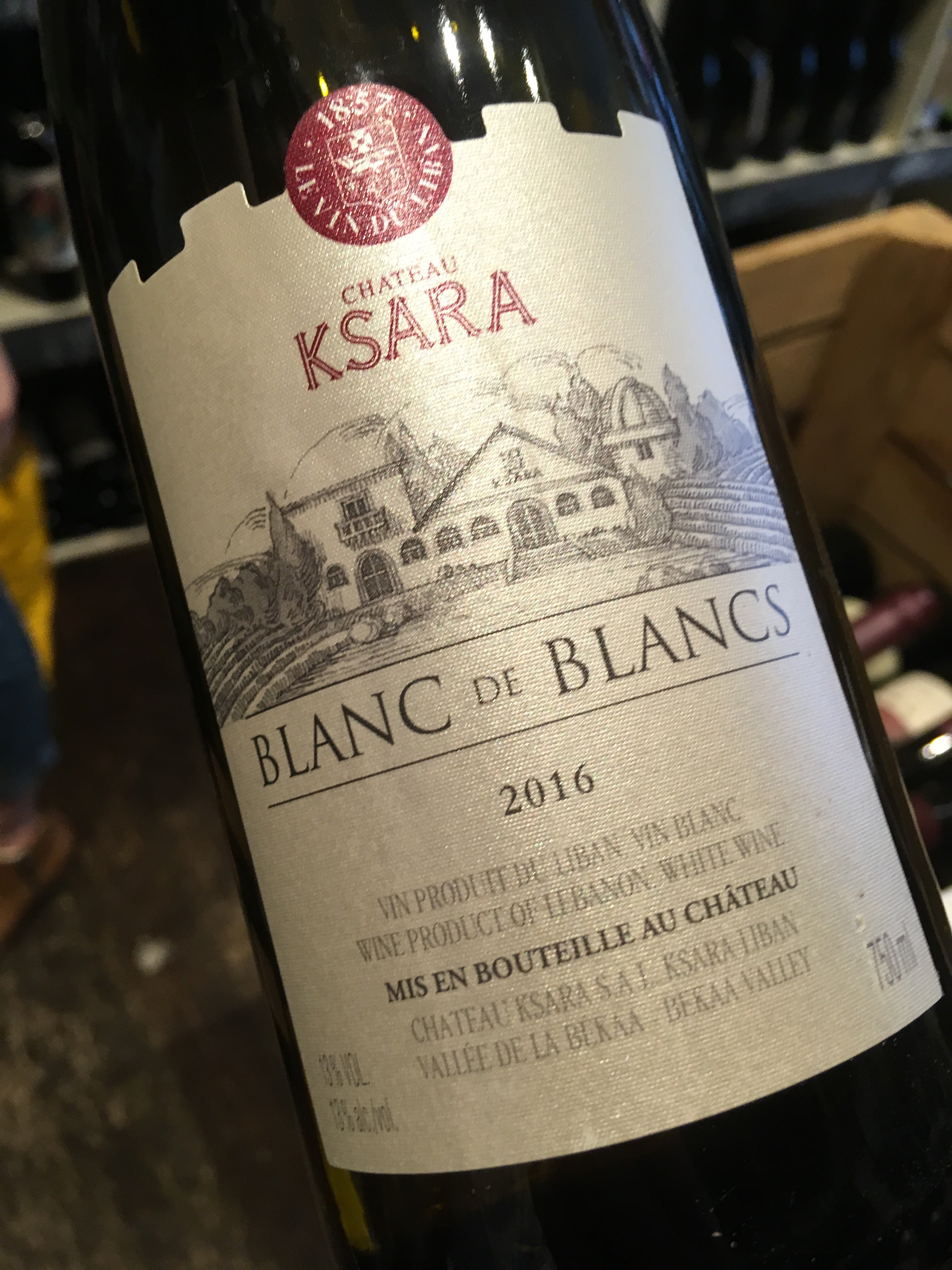 Chateau Ksara Blanc de Blancs 2016 75cl