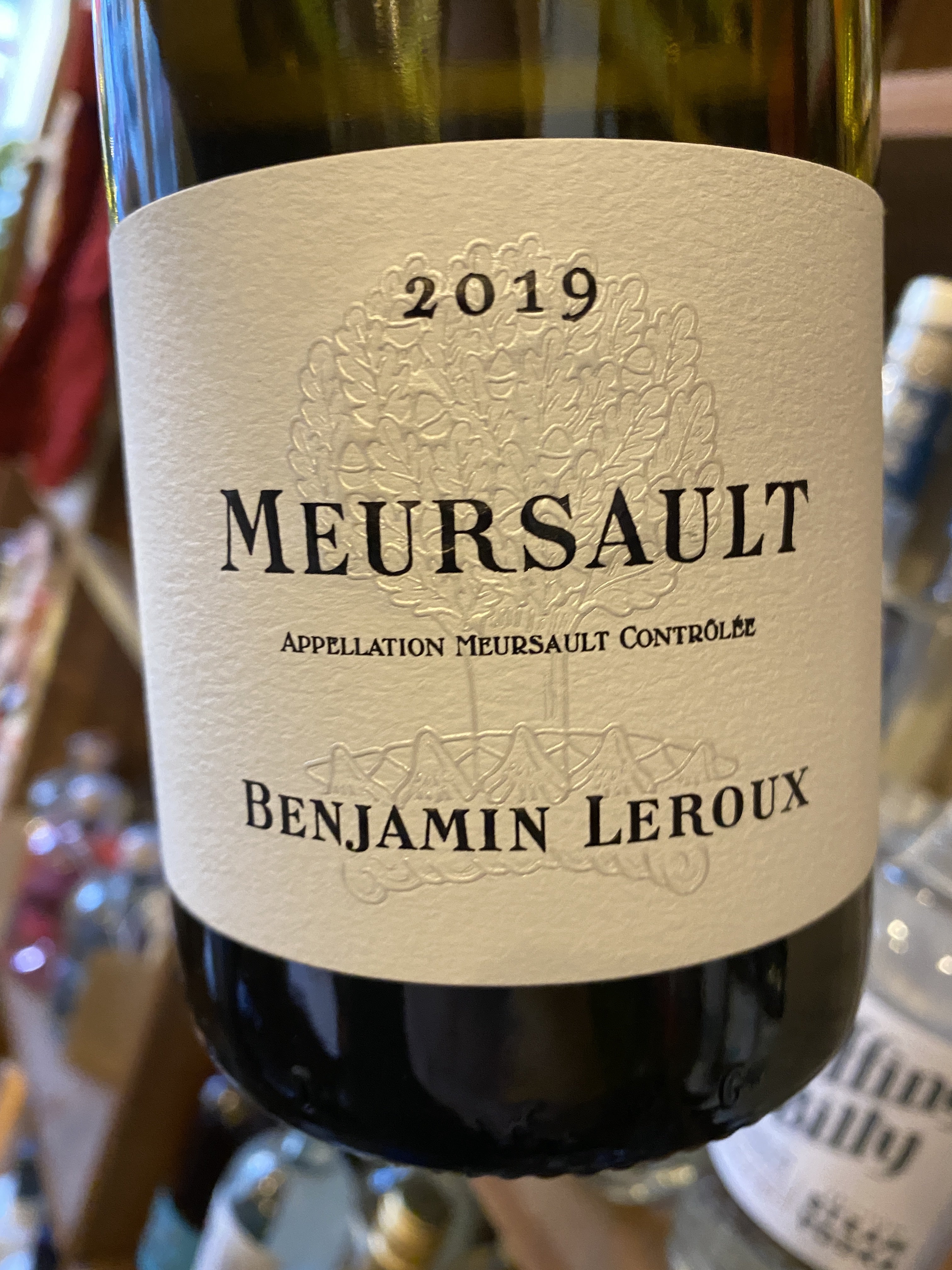 Benjamin Leroux Meursault 2019 75c