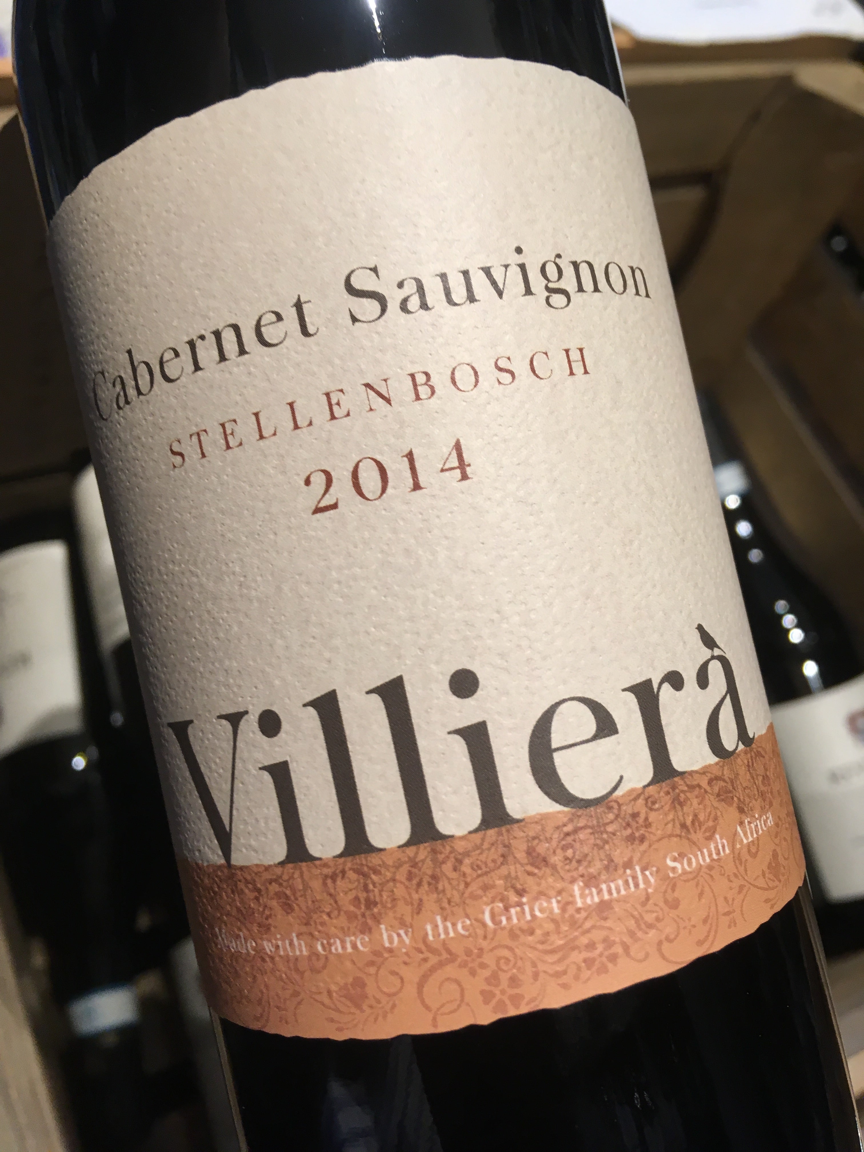 Villiera Cabernet Sauvignon 2014 75cl
