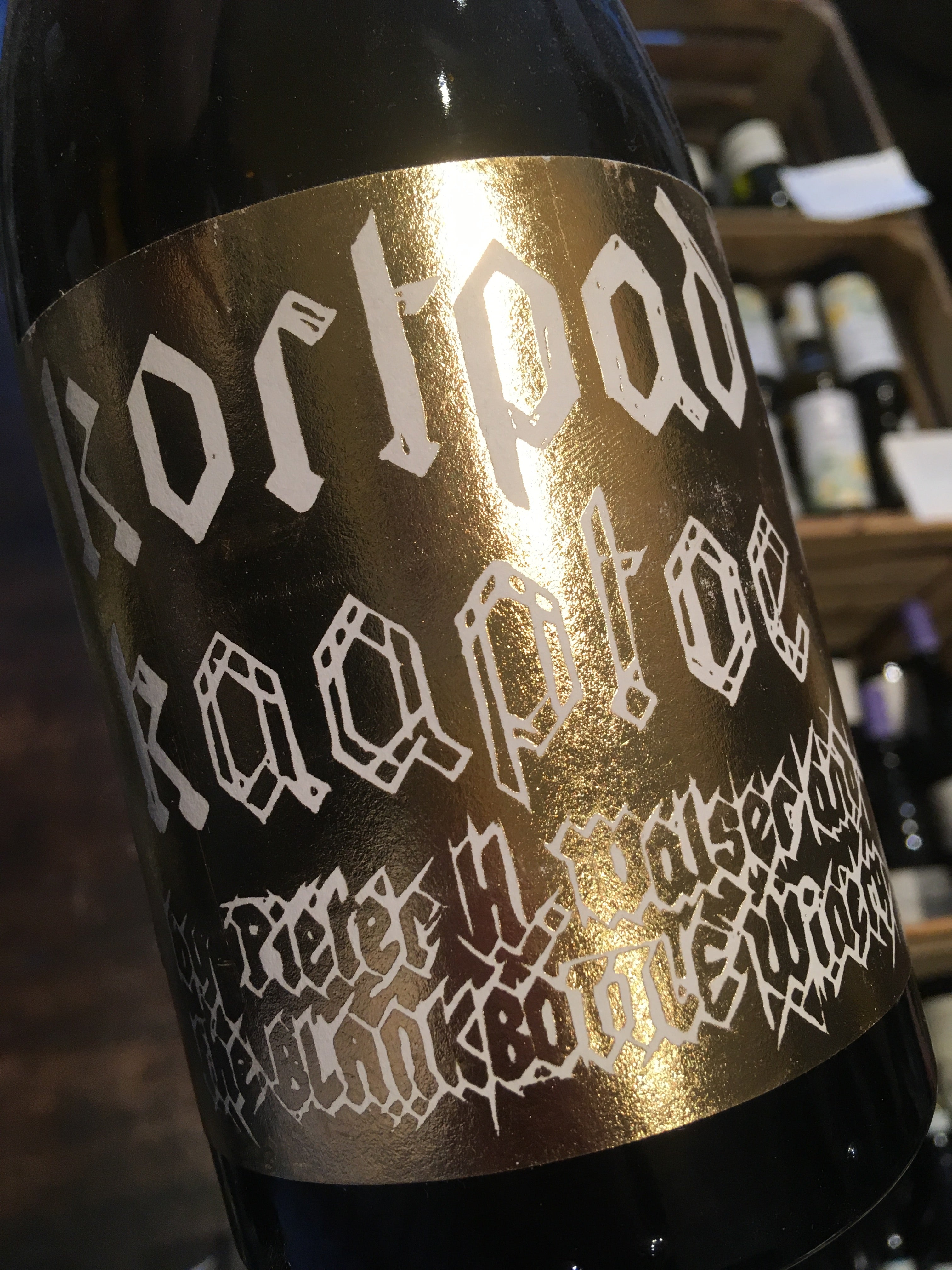 Blank Bottle Kortpad Kaaptoe 2016 75cl