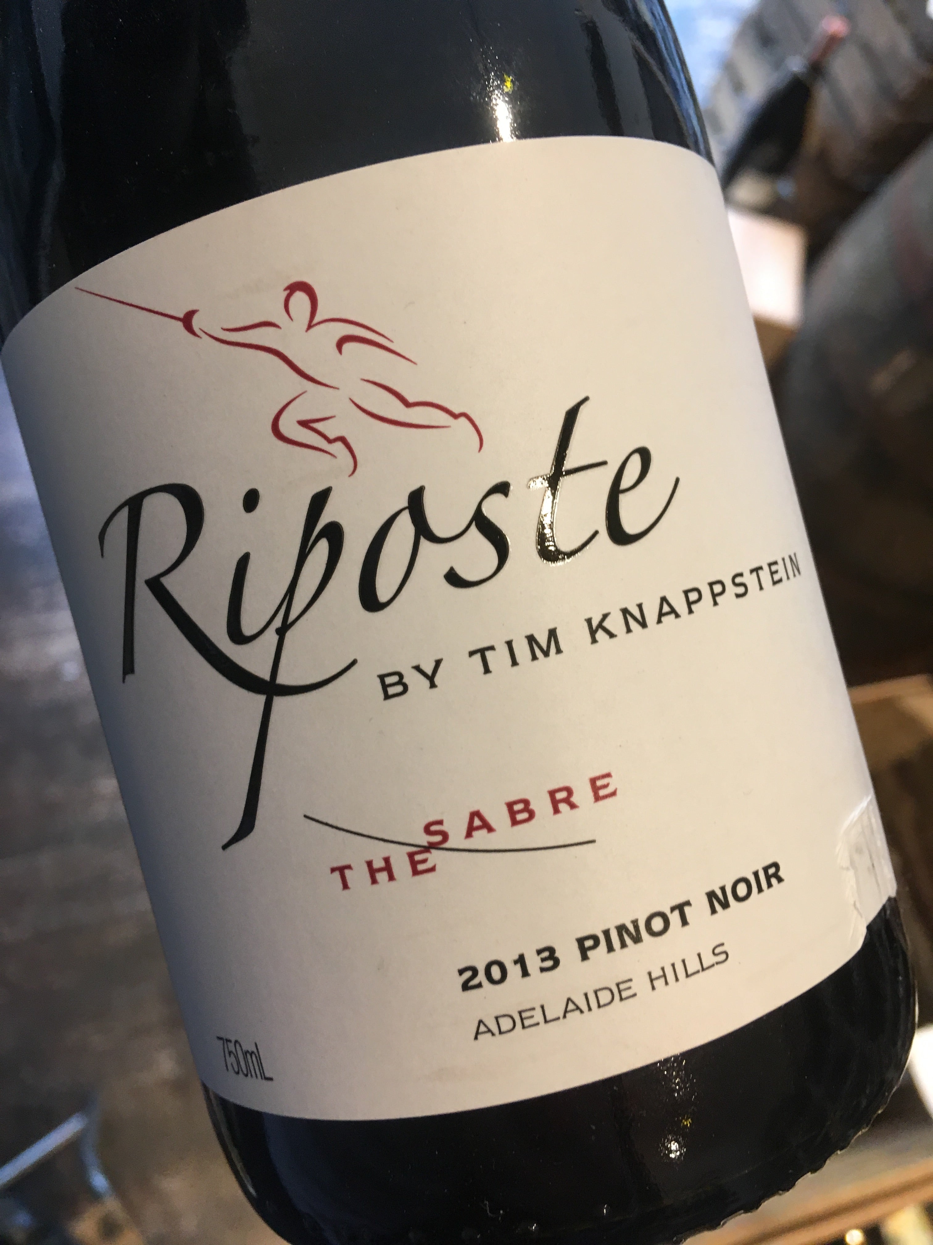 Riposte by Tim Knappstein Sabre Pinot Noir 2013 75cl