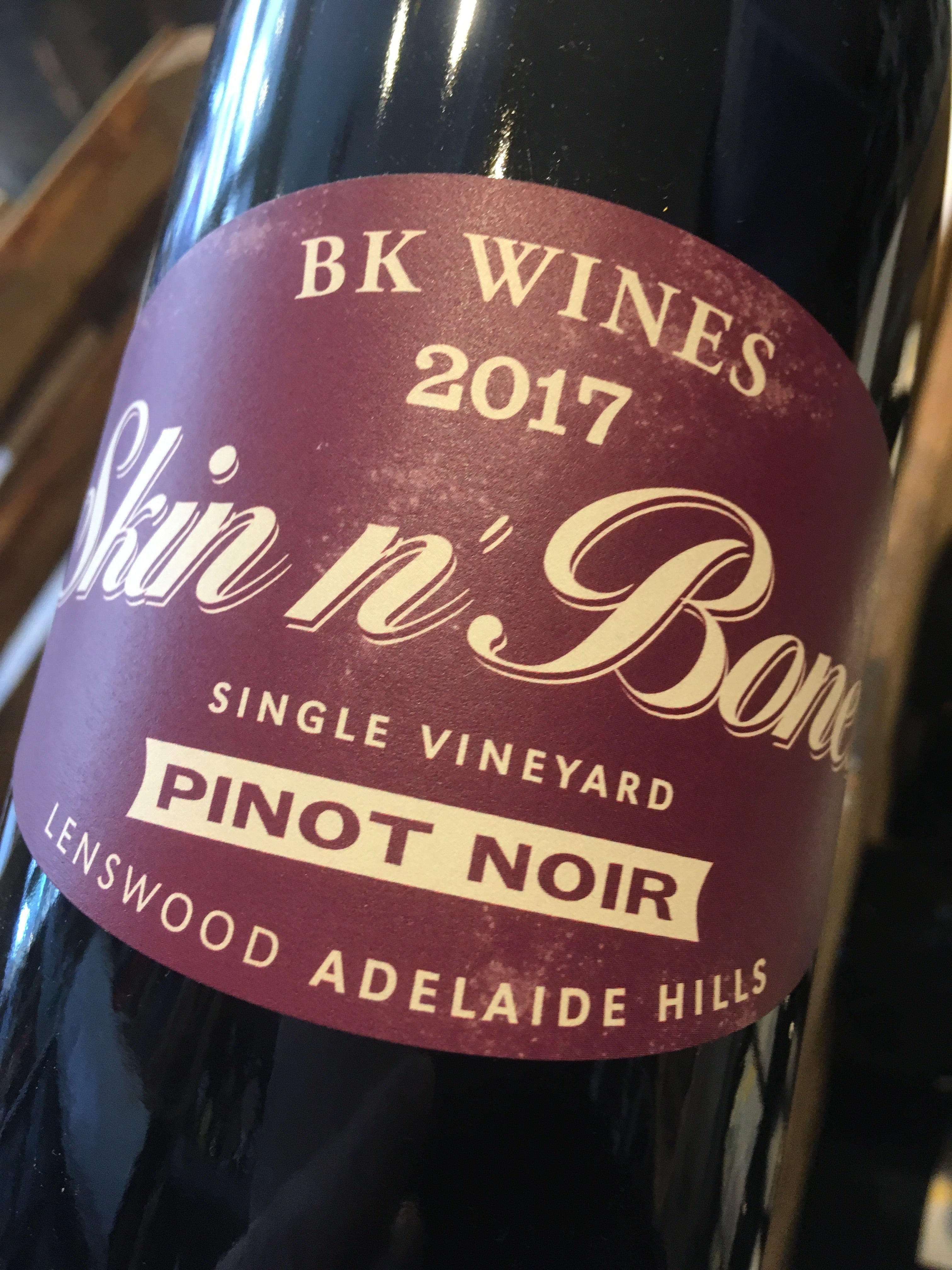 BK Wines Skin & Bones Pinot Noir 2017 75cl
