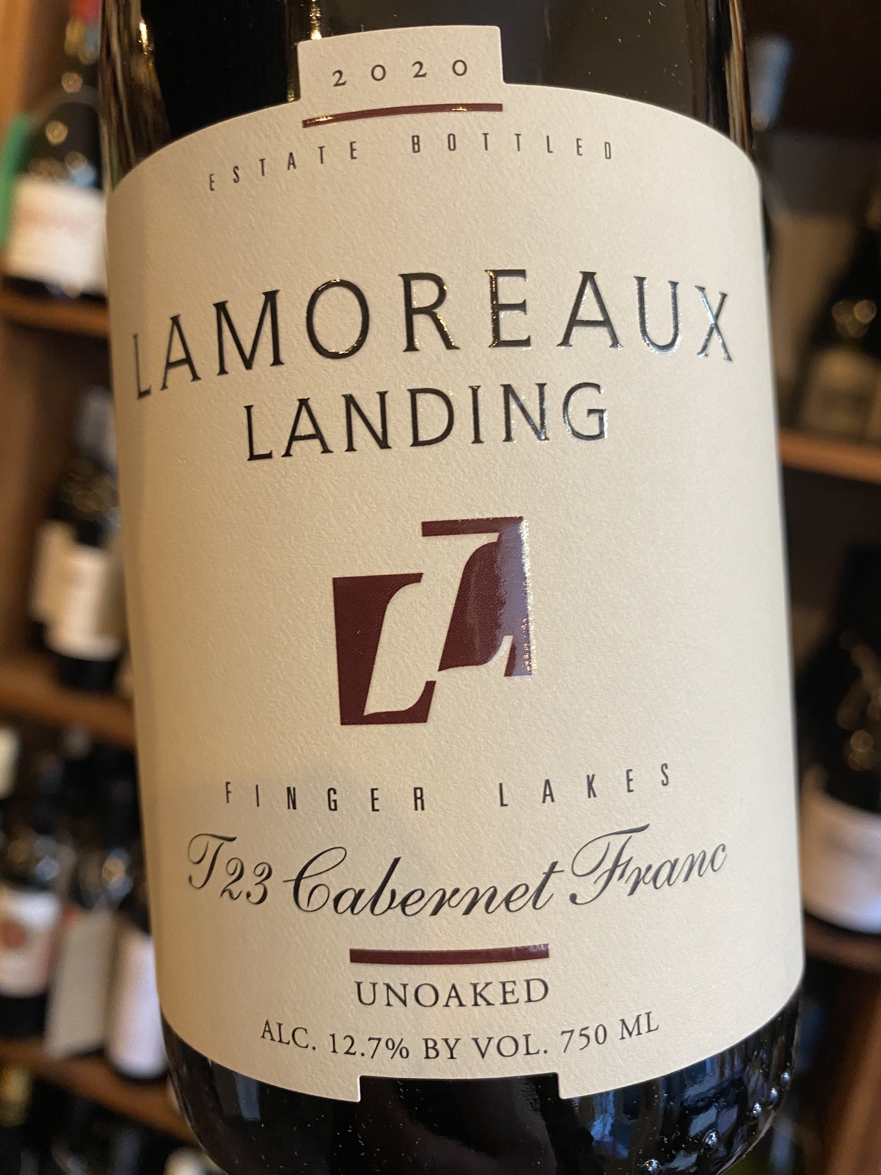 Lamoreaux Landing T23 Cabernet Franc 2020 75cl