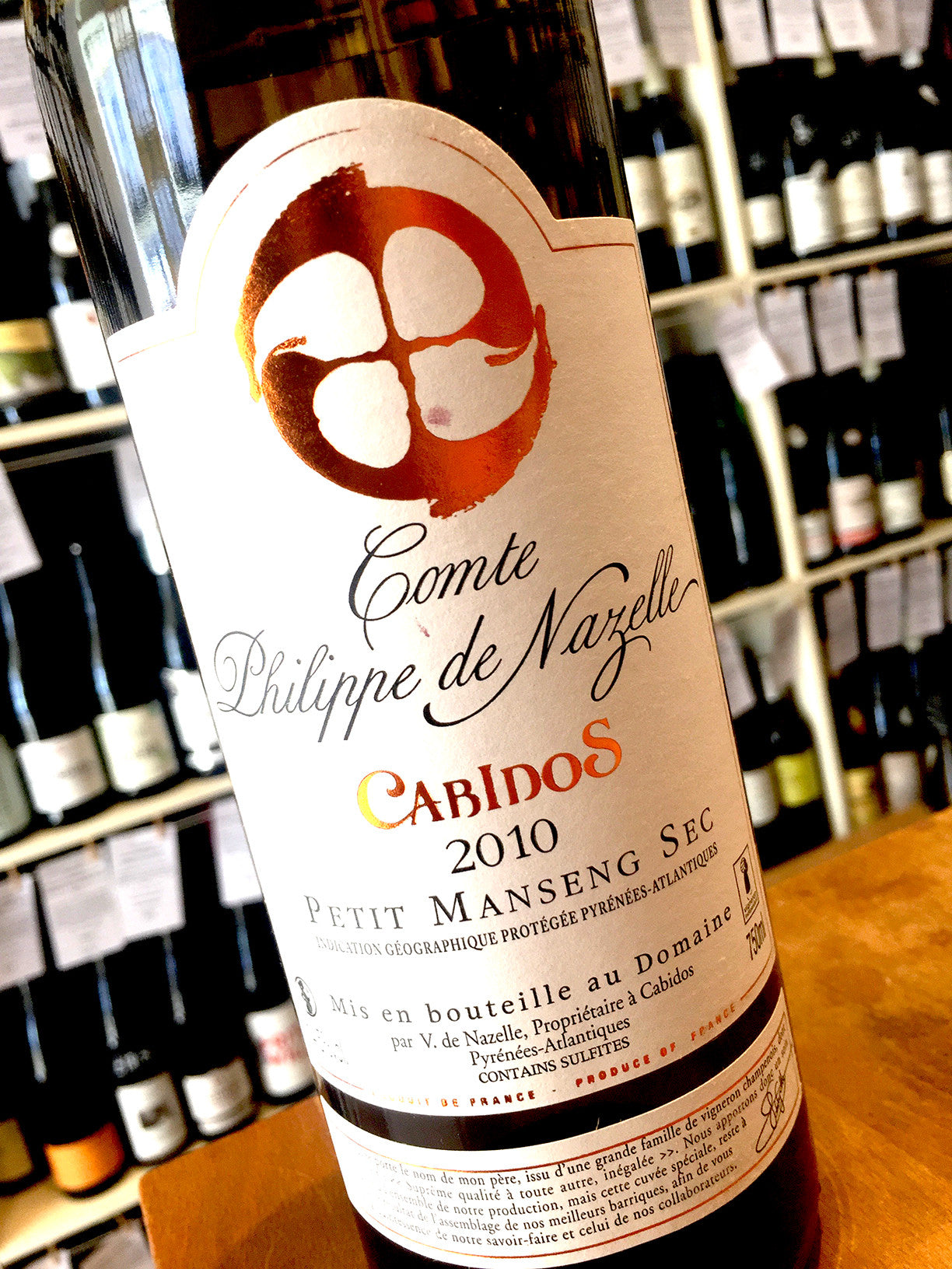 Comte Philippe de Nazelle Cabidos 2010 75cl