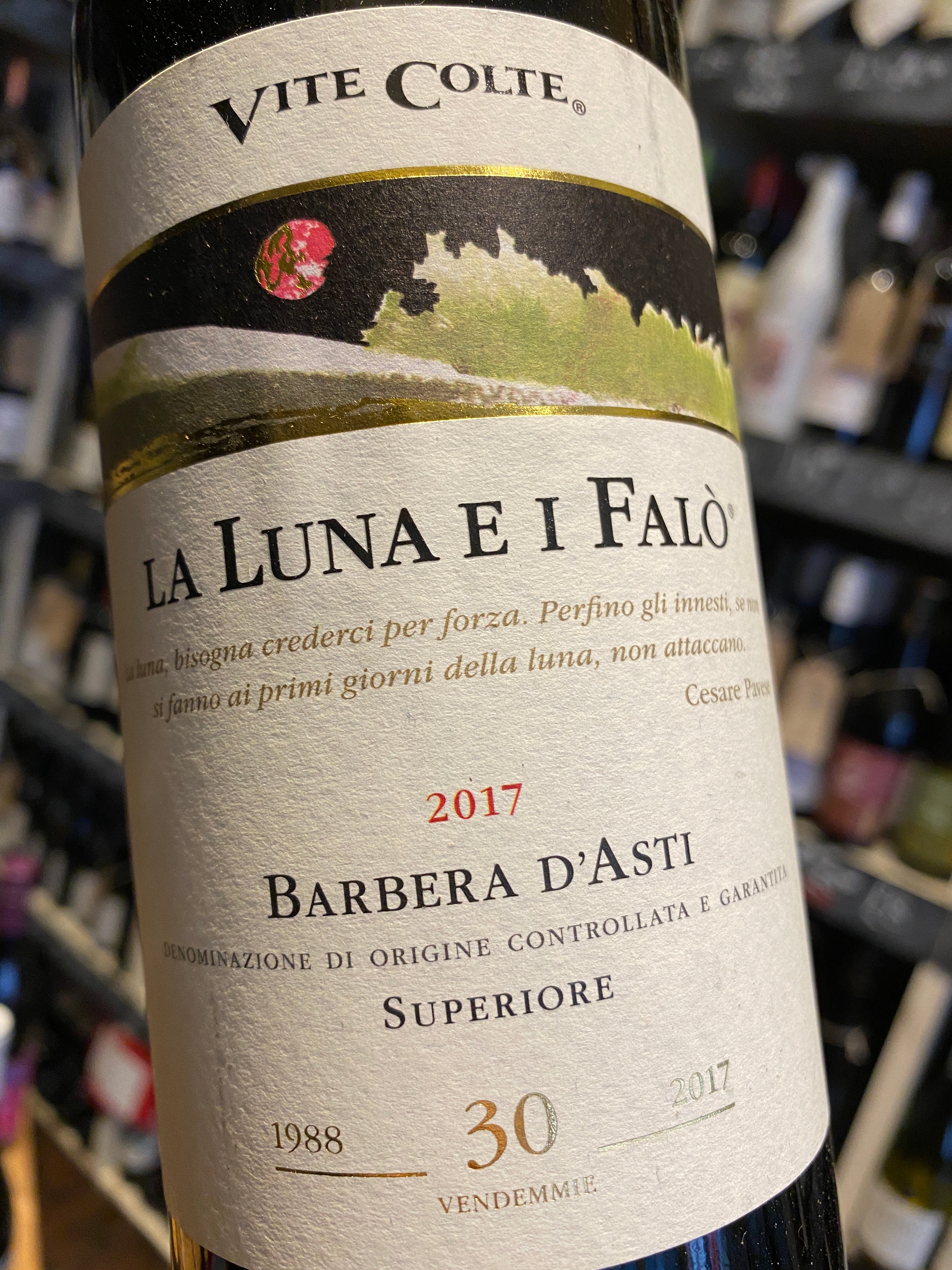 Vite Colte La Luna e I Falo Barbera d'Asti Superiore 2017 75cl