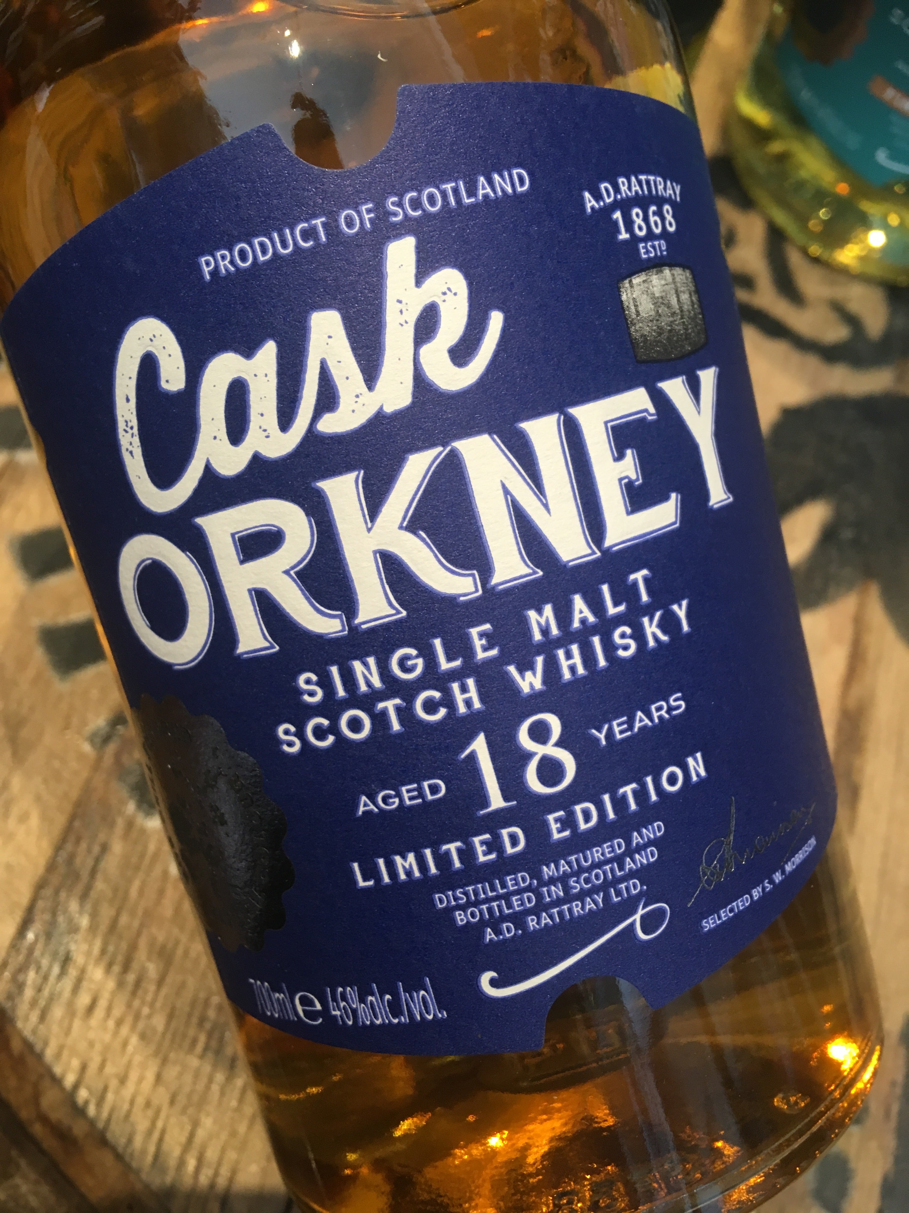 Cask Orkney 18 Year Old 70cl