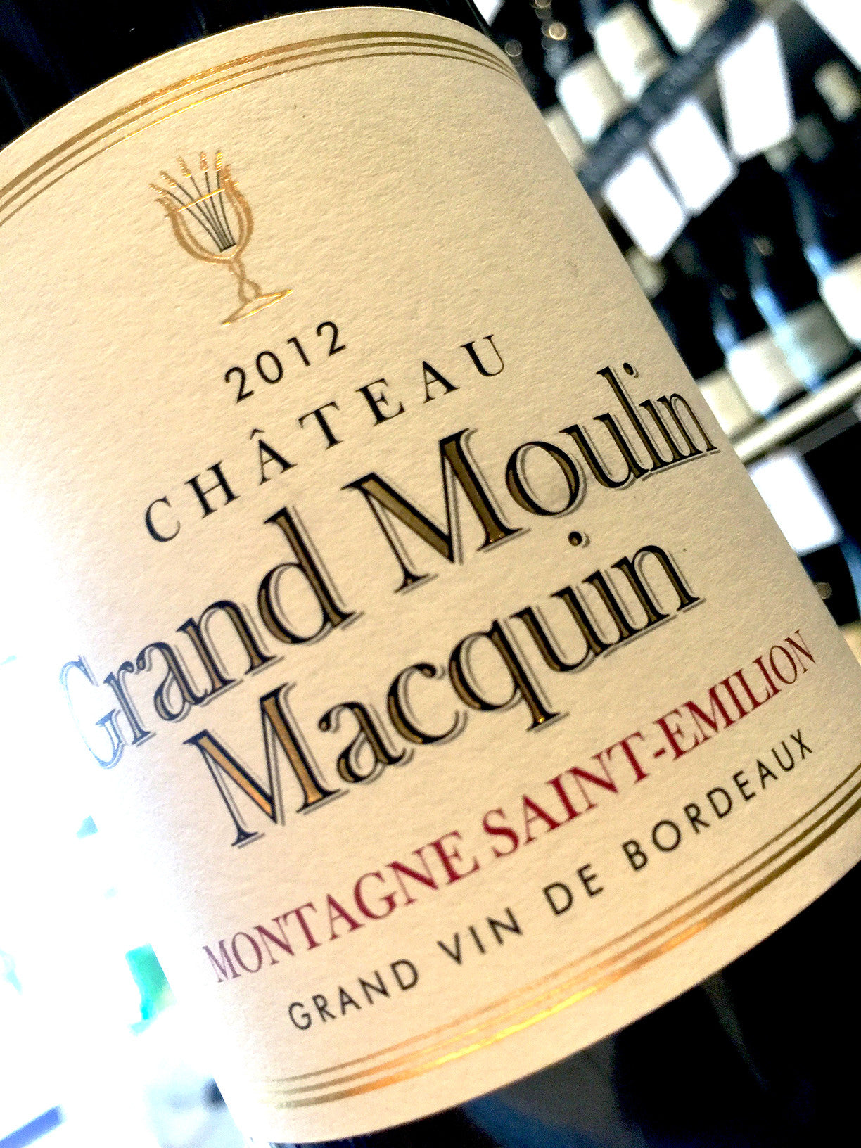 Chateau Grand Moulin Macquin 2012 75cl