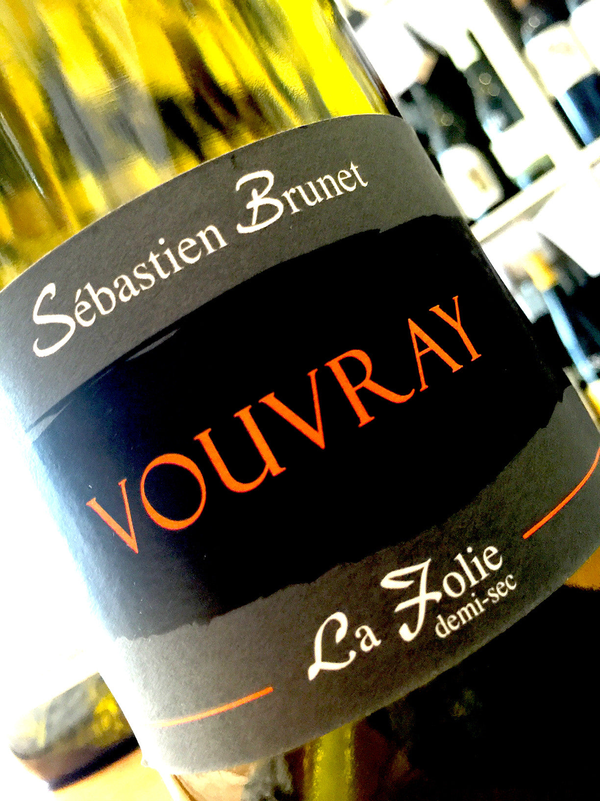 Sebastien Brunet Vouvray La Folie Demi Sec 2011 75cl