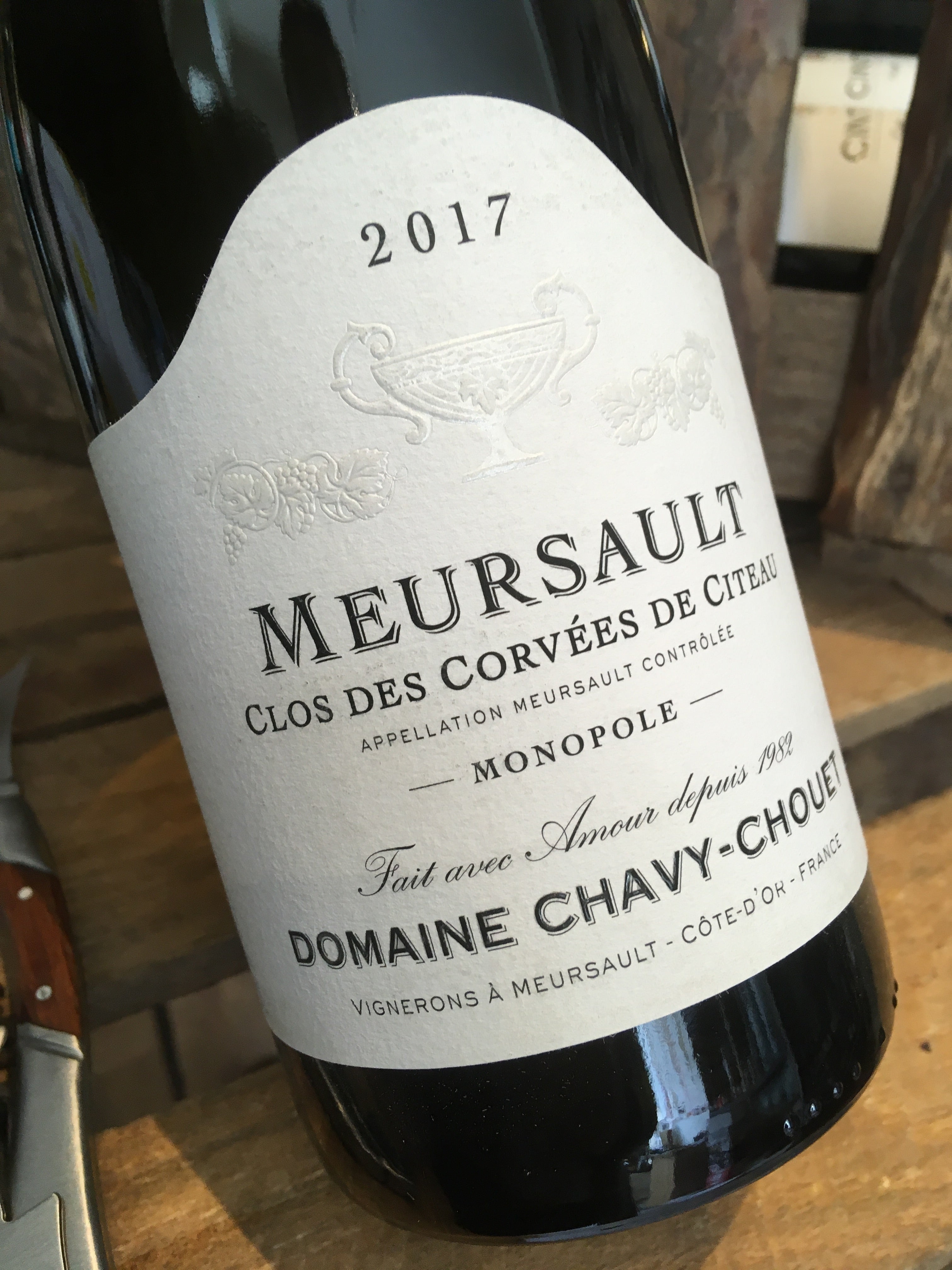 Domaine Chavy-Chouet Meursault Clos de Corvees de Citeau 2017 75cl