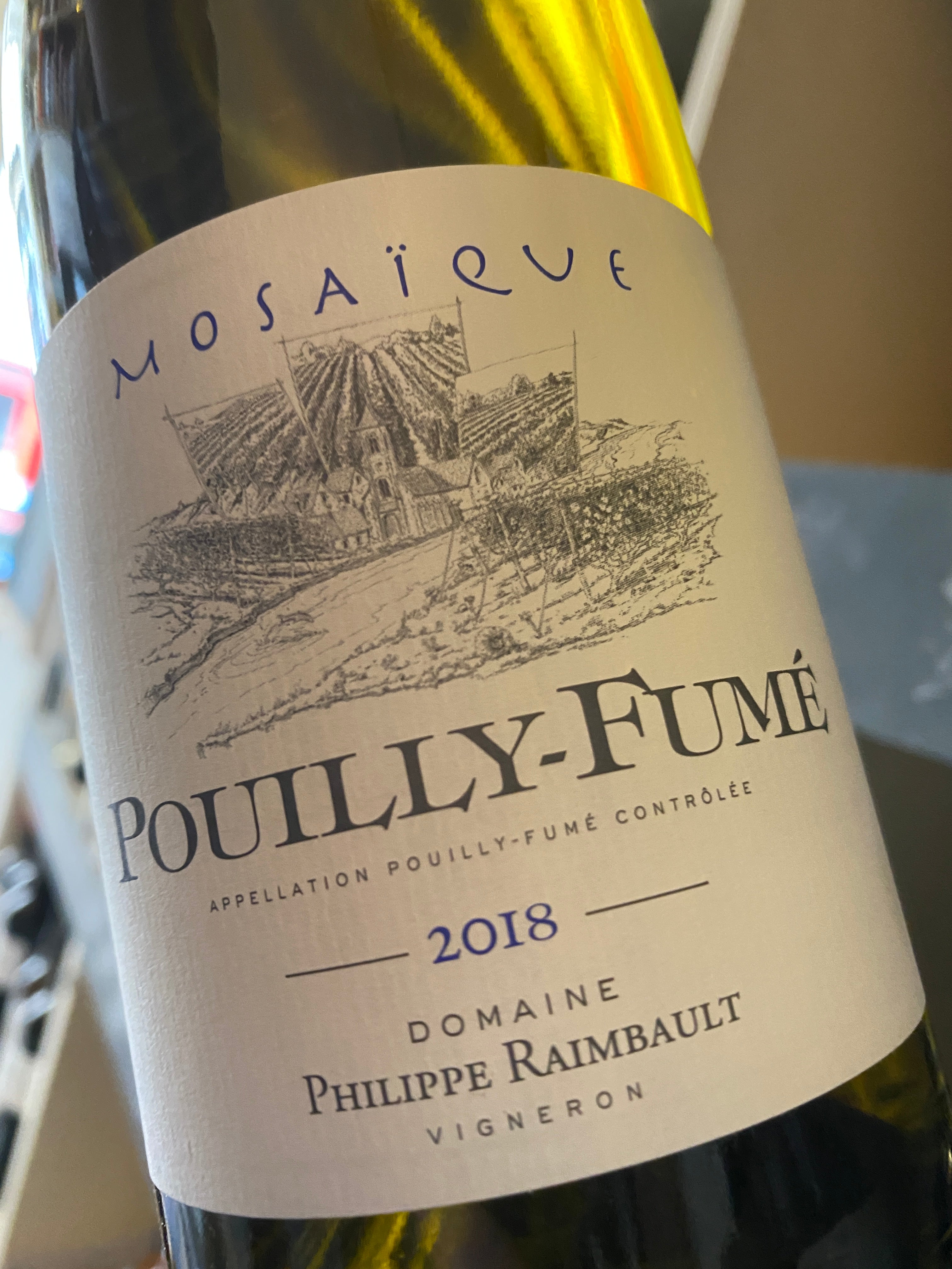 Domaine Philippe Raimbault Pouilly Fume Mosaique 2018 75cl