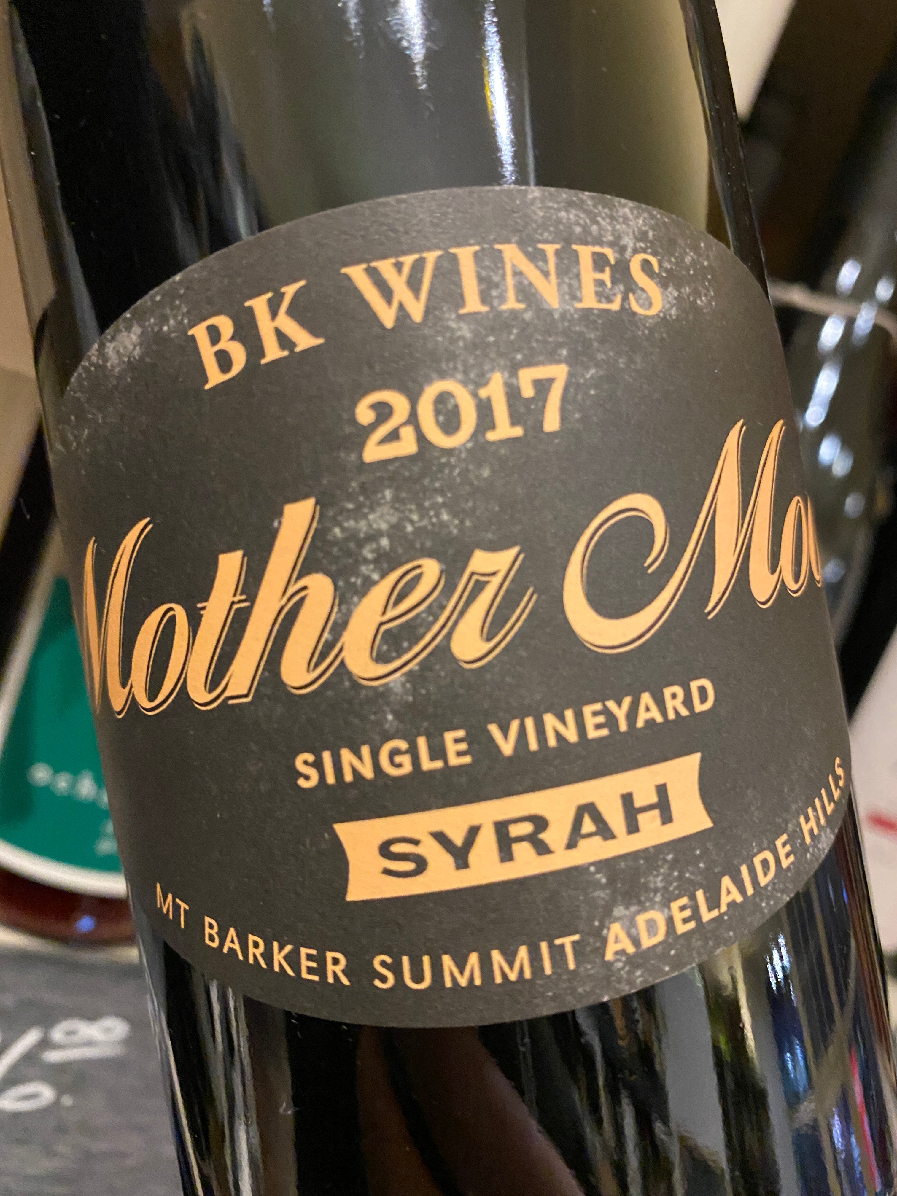 BK Wines Mother Moon Syrah 2017 75cl