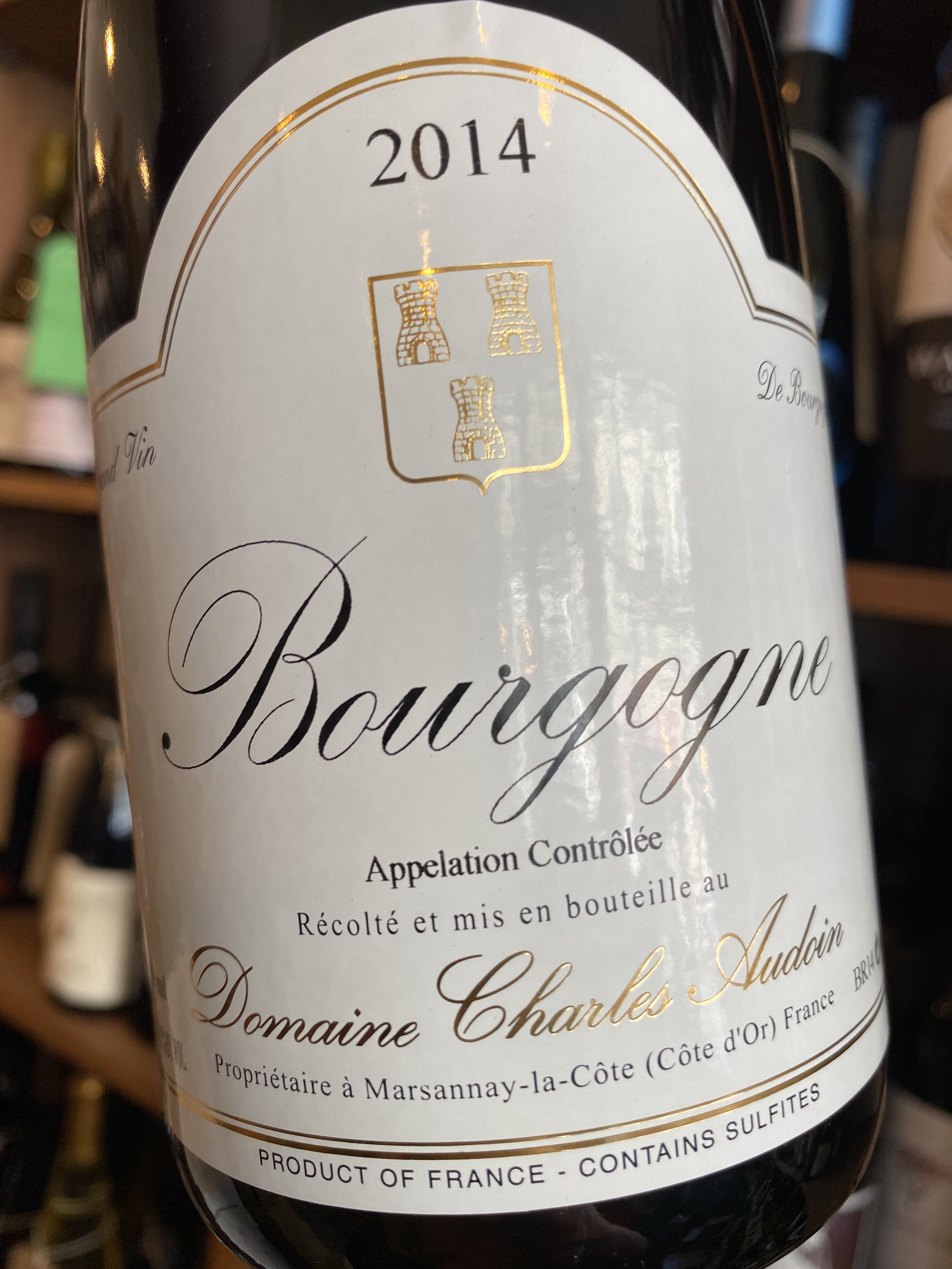 Domaine Charles Audoin Bourgogne Rouge 2018 75cl