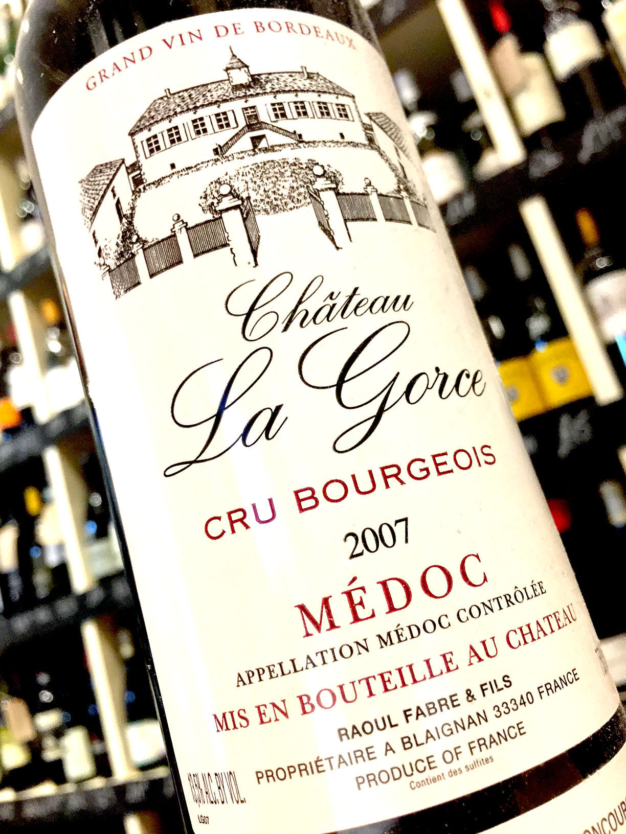 Chateau La Gorce 2007 75cl