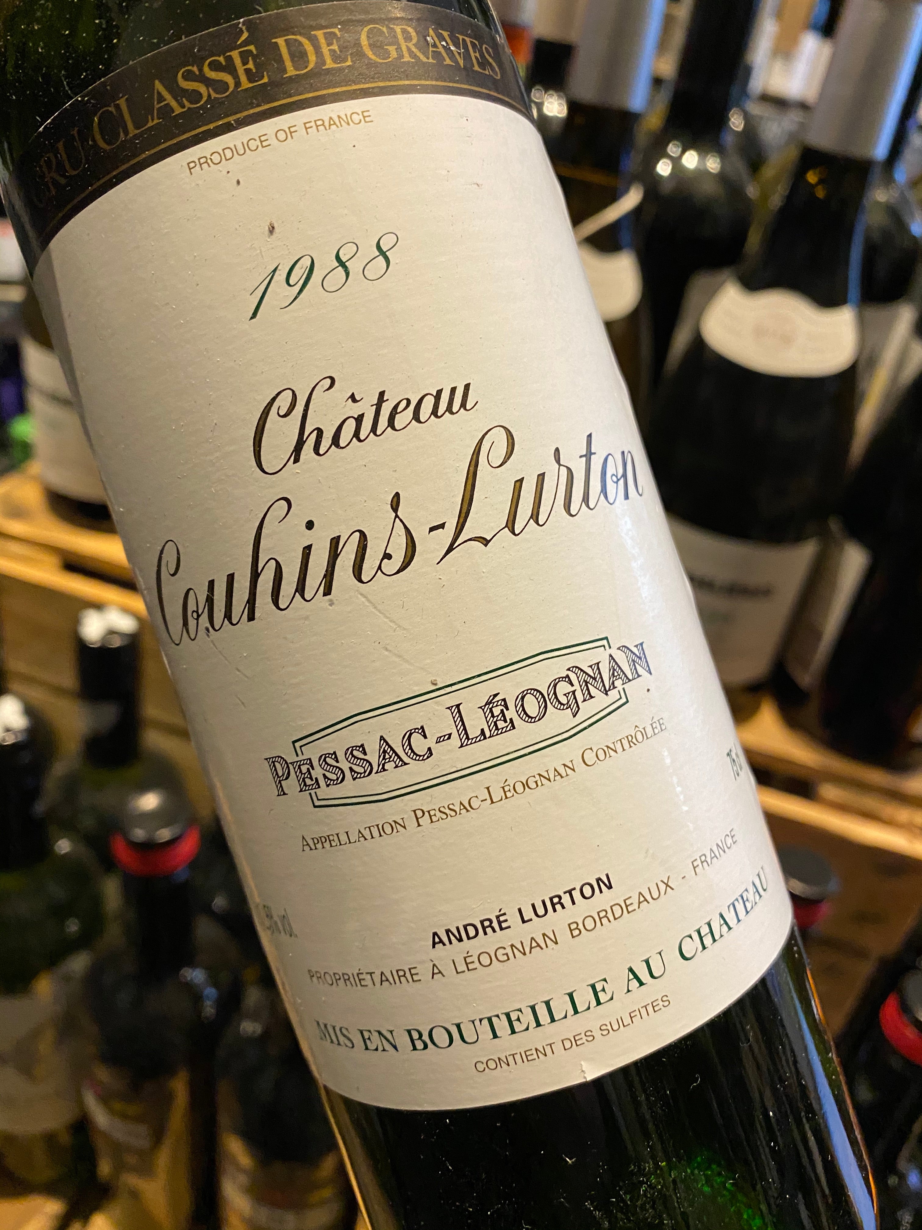 Chateau Couhins-Lurton Blanc 1988 75cl