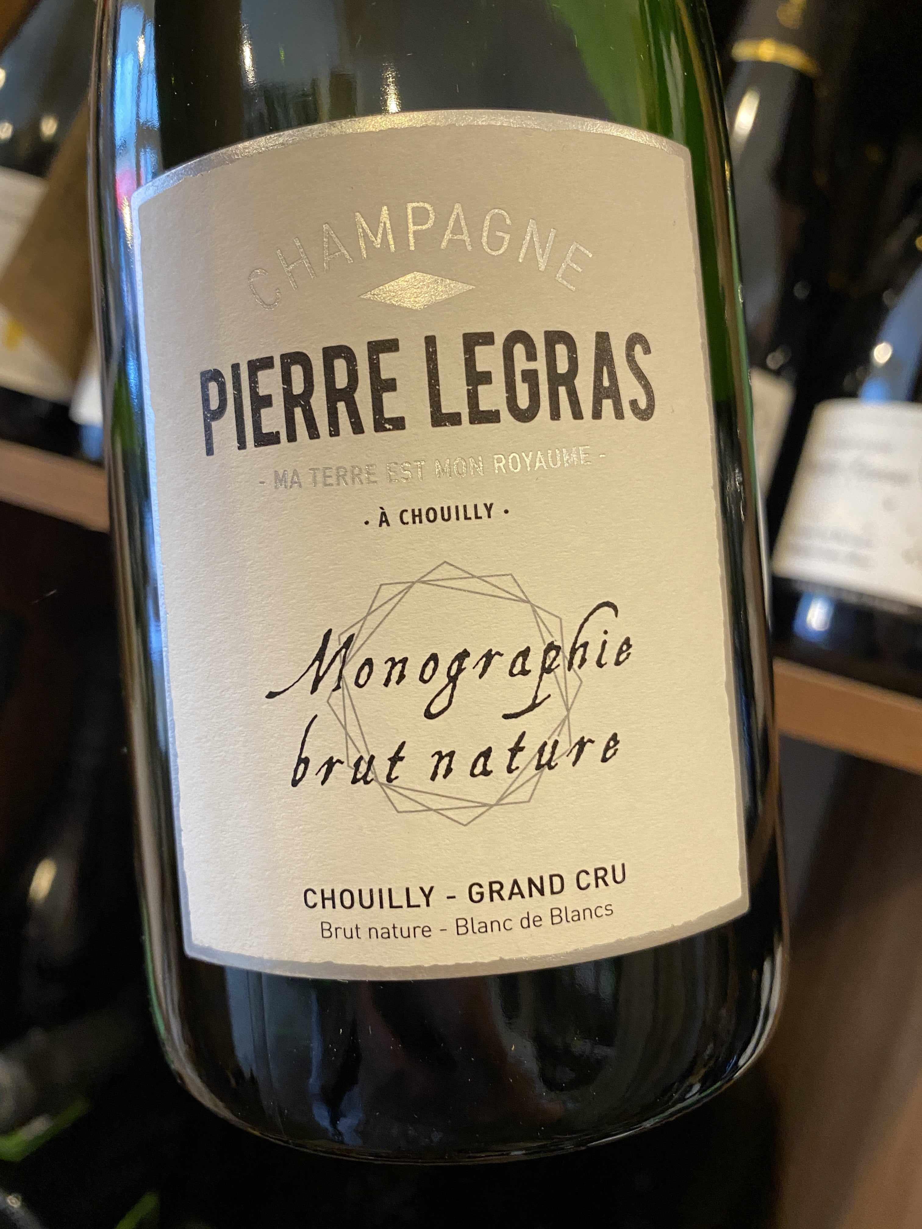 Pierre Legras Monographie Brut Nature 2012 75cl